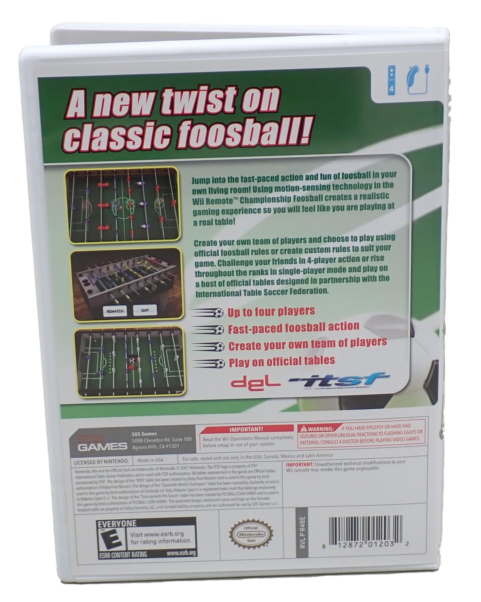 Championship Foosball - Wii