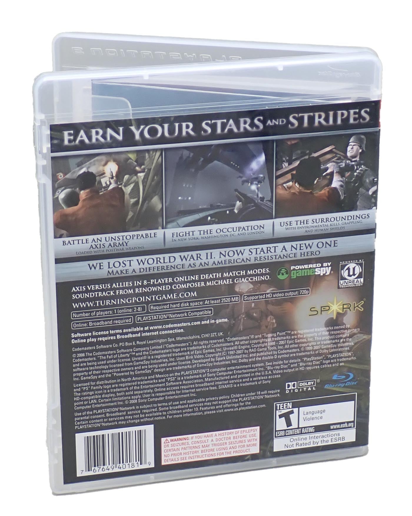 Turning Point Fall of Liberty - PS3