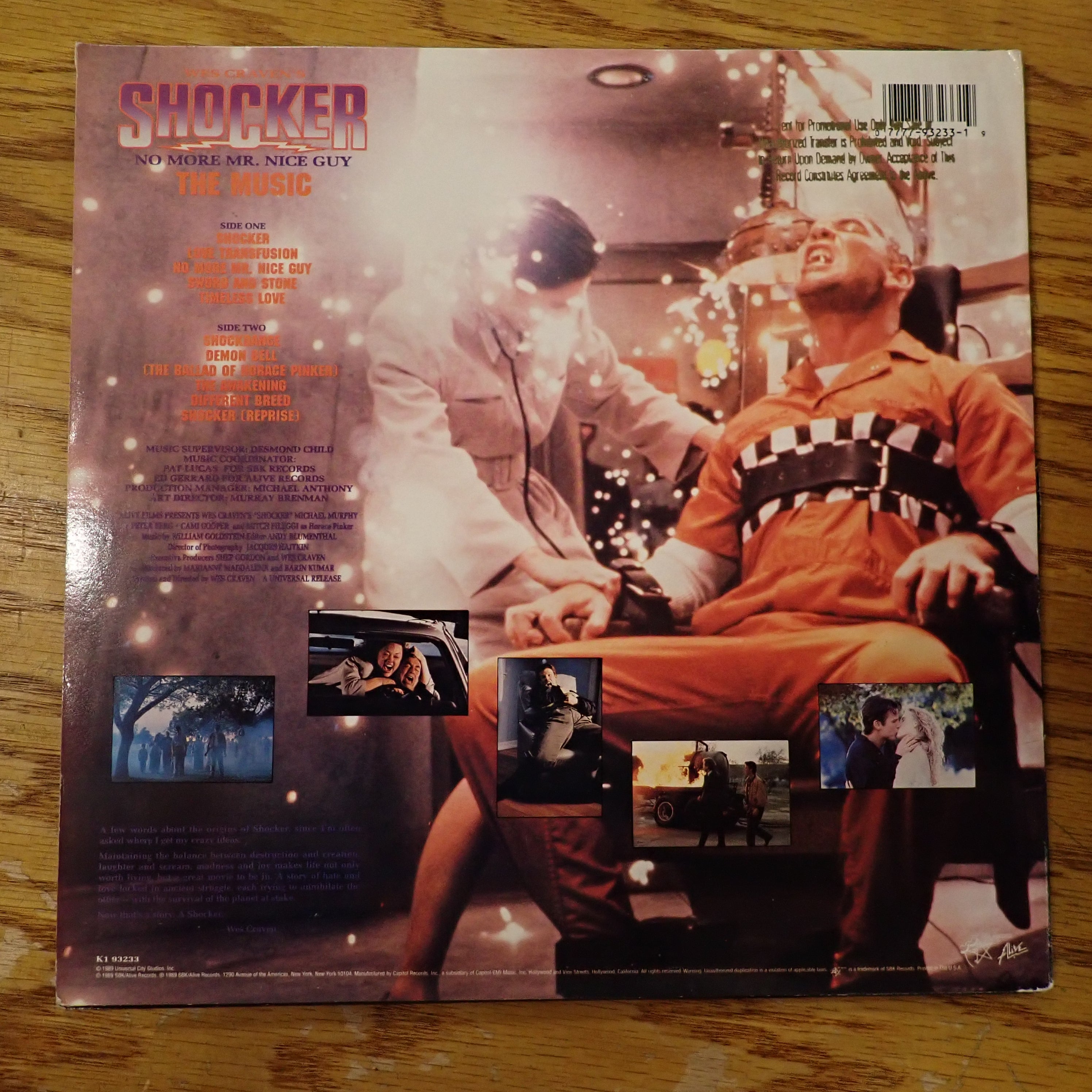 Wes Cravens The Shocker Soundtrack