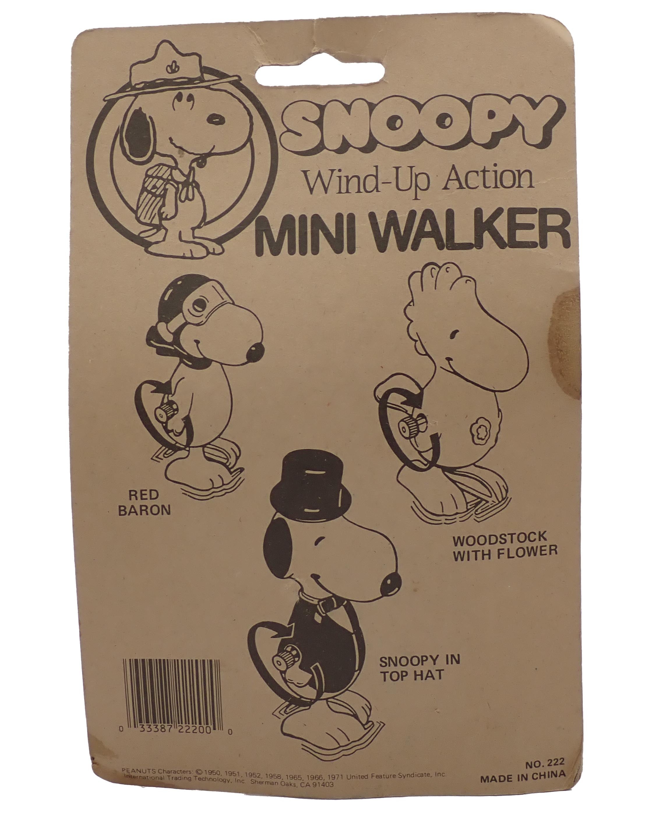 Red Baron - Wind-Up Action Mini Walker