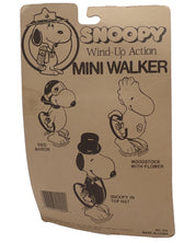 Snoopy in Top Hat - Wind-Up Action Mini Walker