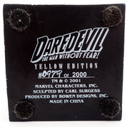 Yellow Daredevil Statue: Sculpted by Randy Bowen (0979/2000)