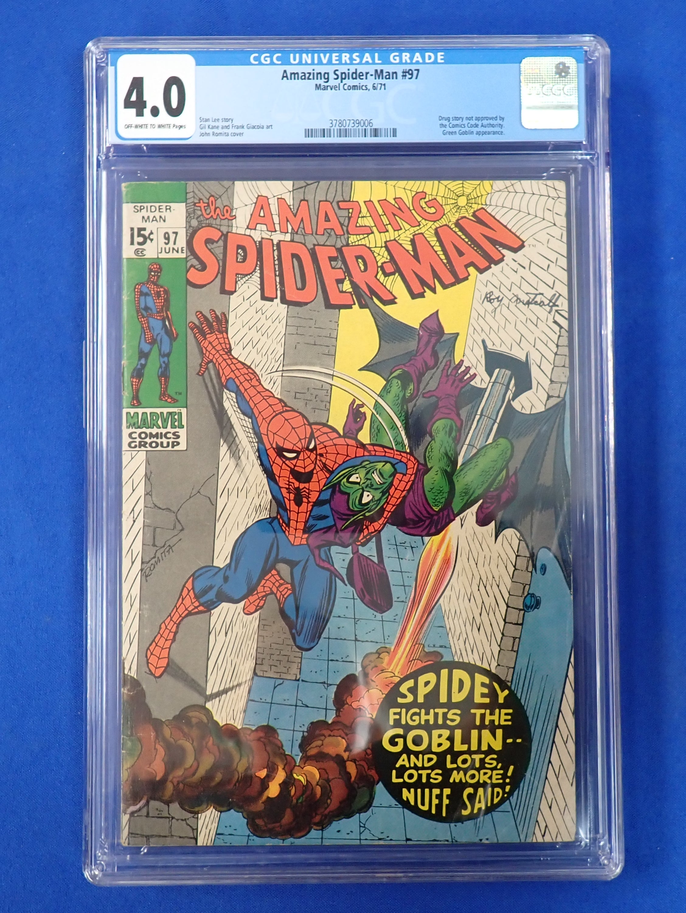 Amazing Spider-Man #97 (1971) - Drug Story Not Approved by CCA issues