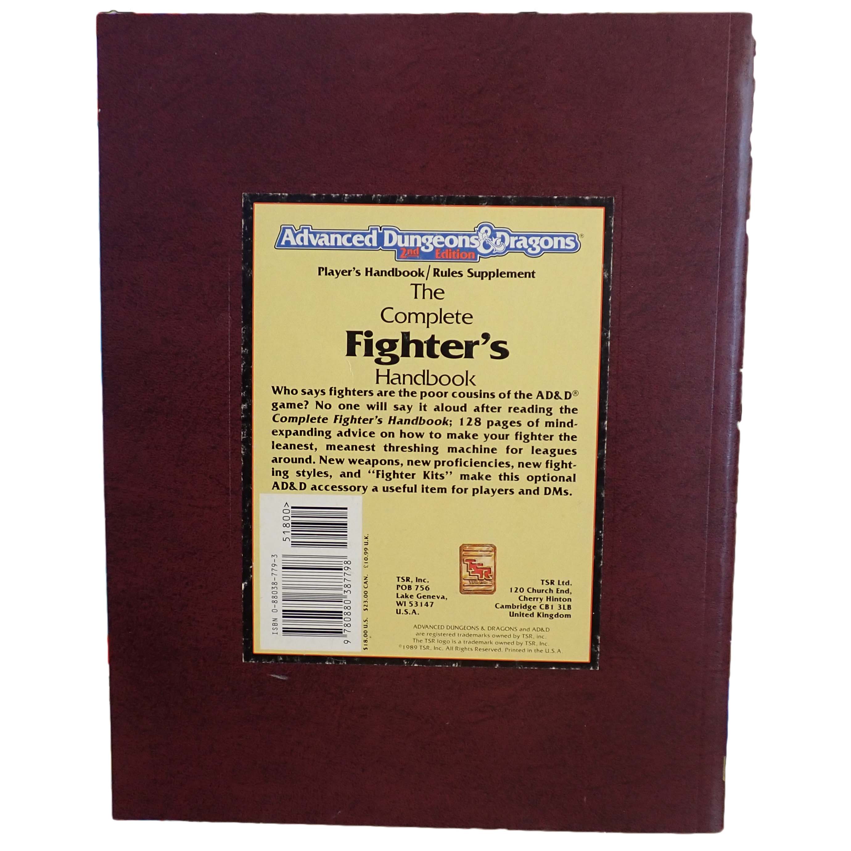 The Complete Fighter's Guide Handbook - AD&D [Pre-Owned]