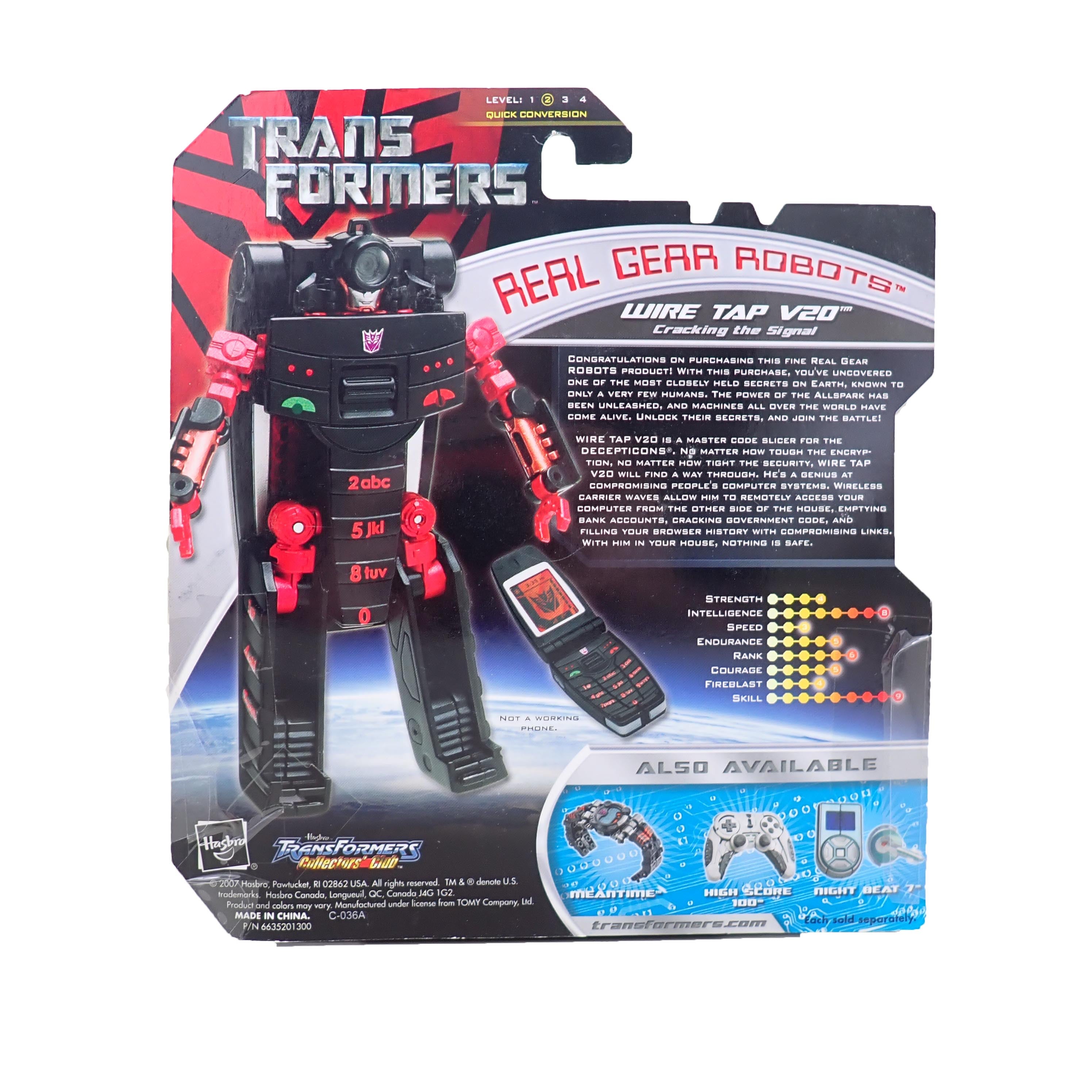 Transformers - Wire Tap V20: Real Gear Robots