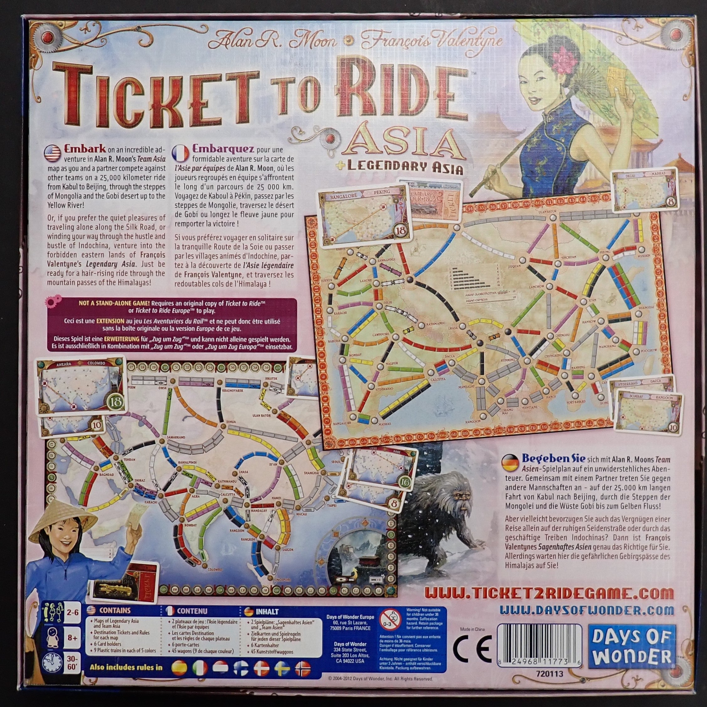 Ticket to Ride: Asia (USED)