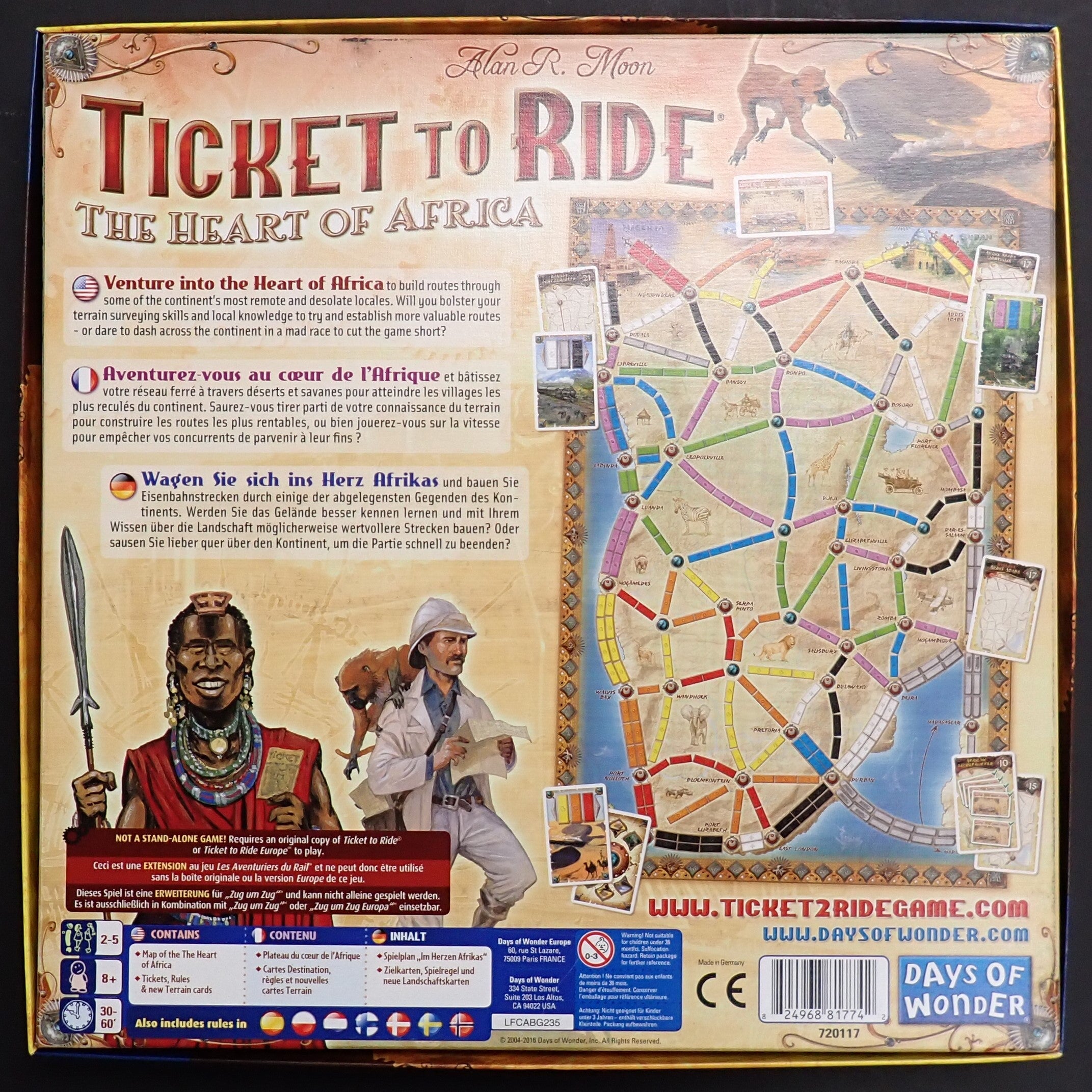 Ticket to Ride: The Heart of Africa (USED)