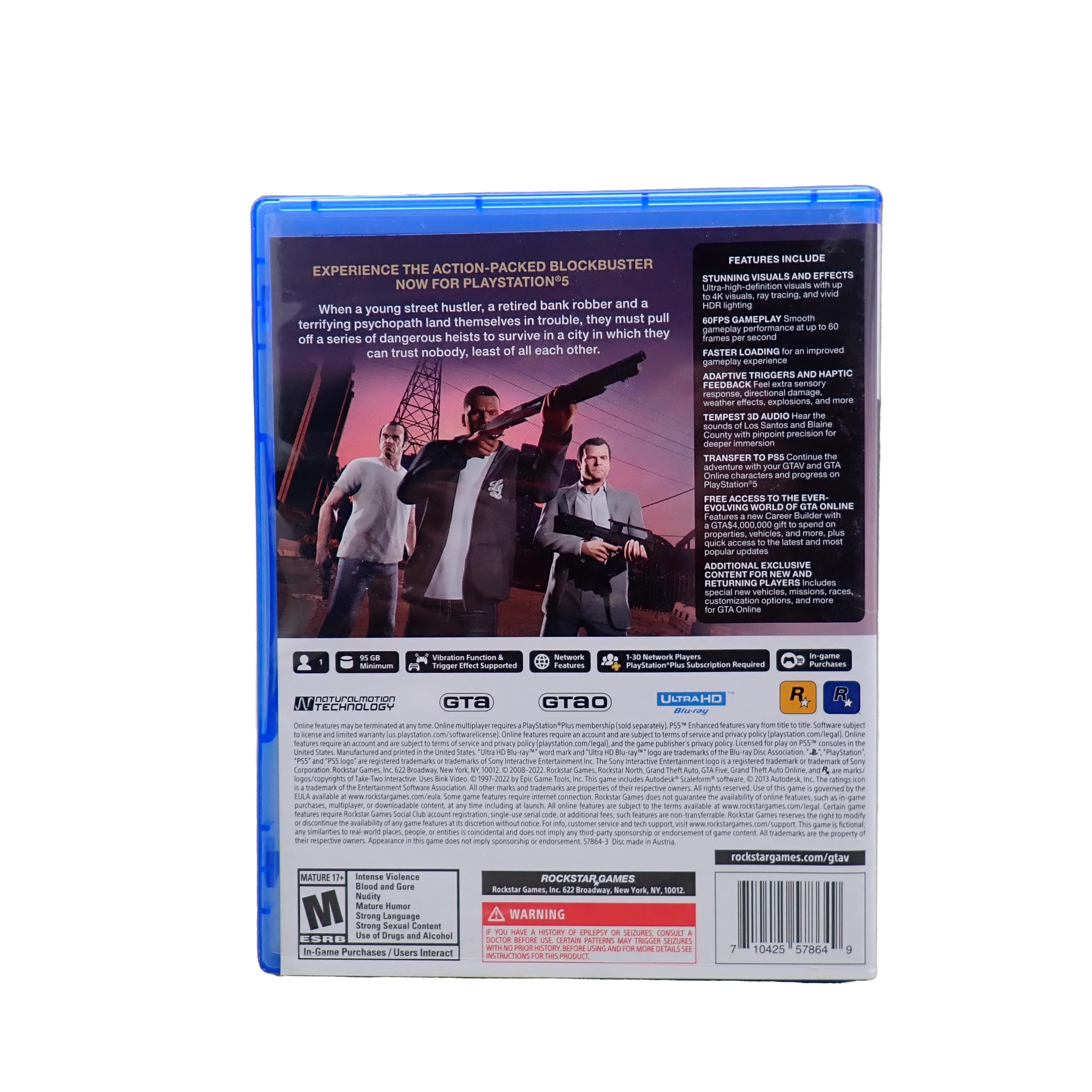 Grand Theft Auto Five - PS5