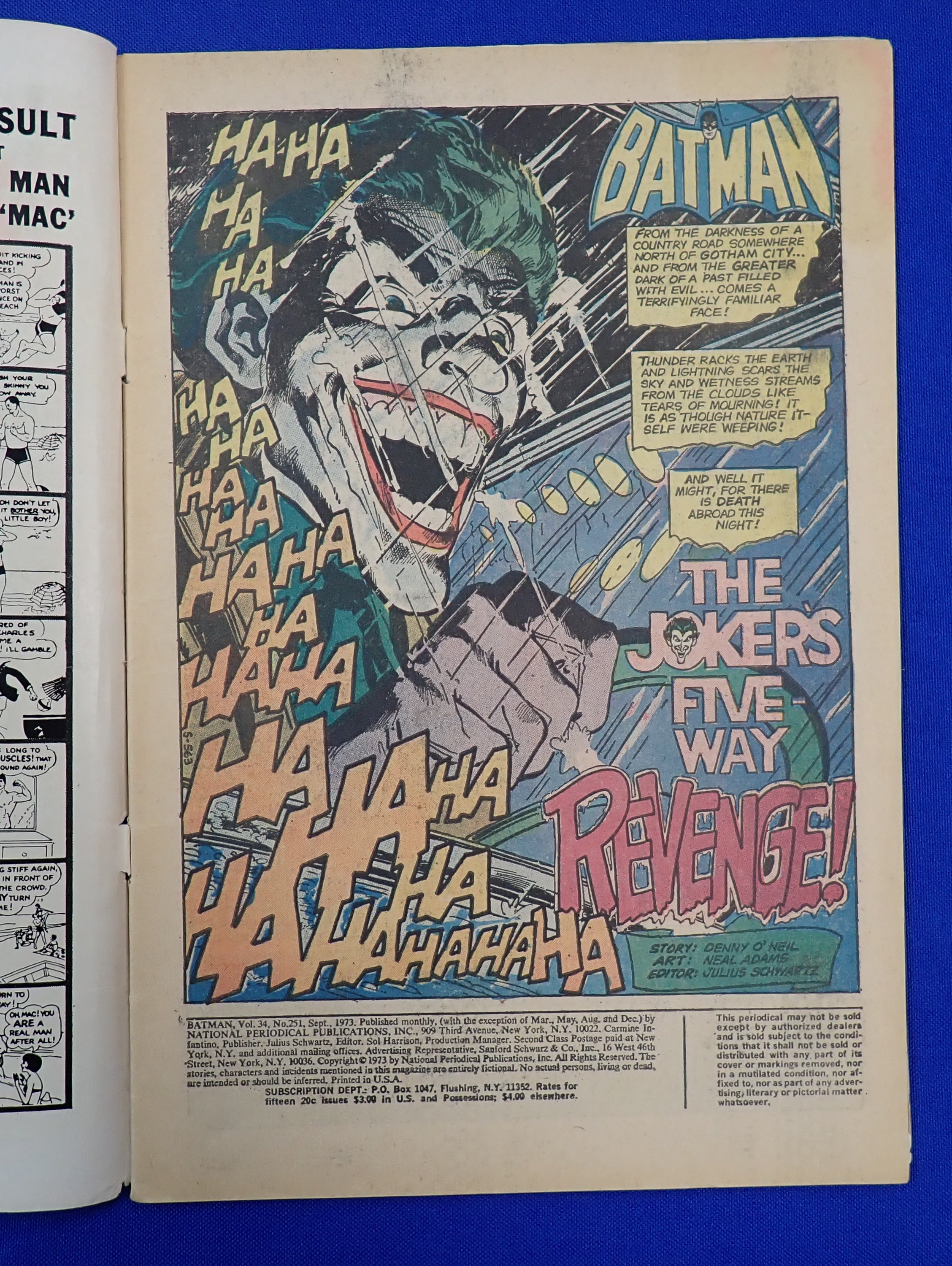 Batman #251 (1973) - 3.5-4.0 - Neal Adams Cover