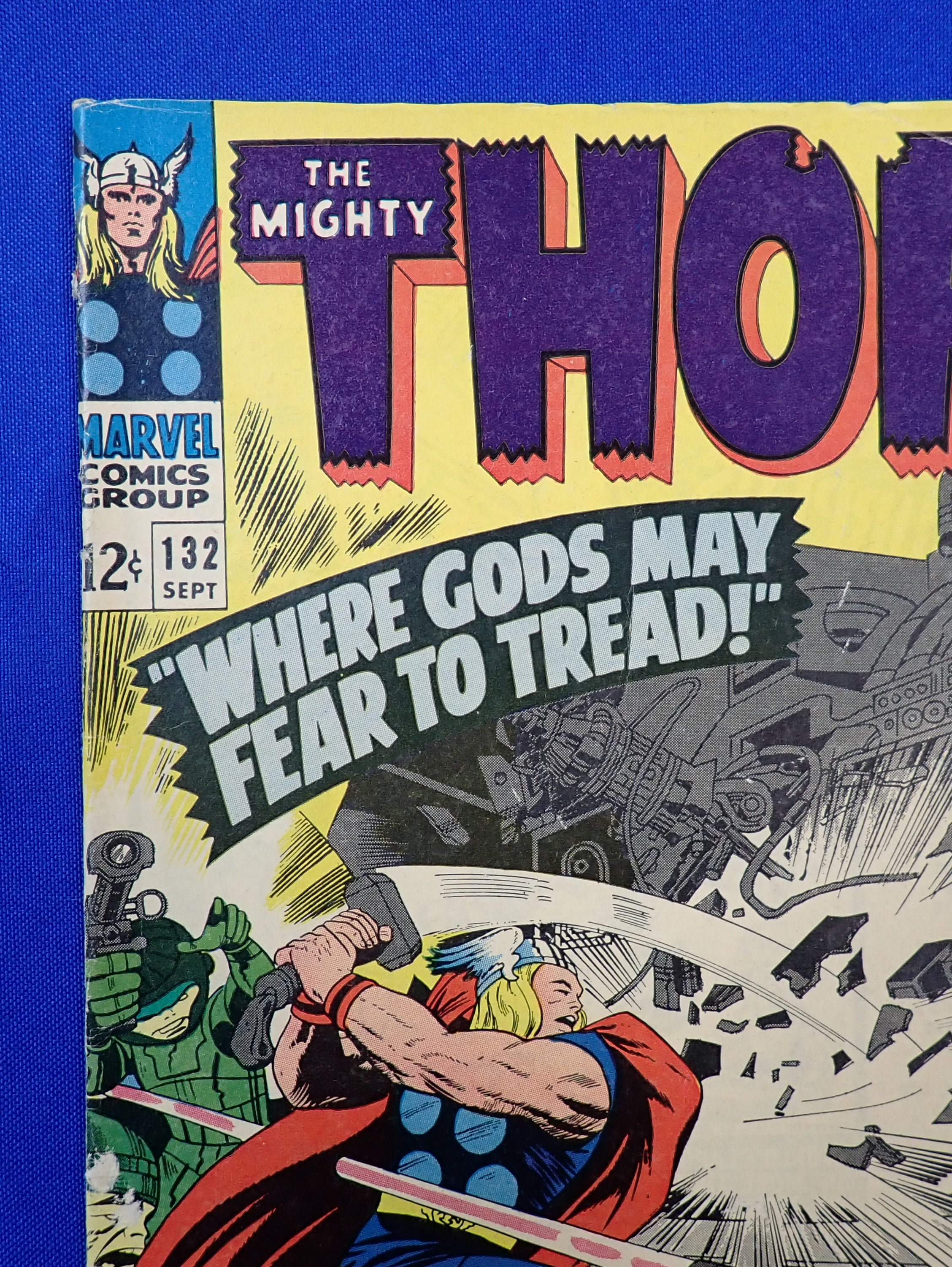 Thor #132 (1966) - VG+ (4.5) - 1st Cameo Ego