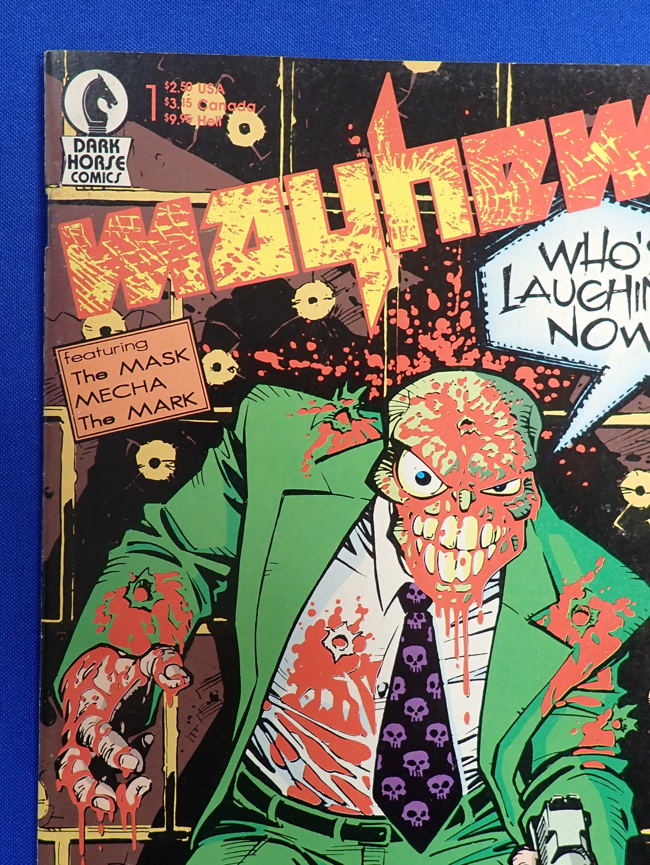 Mayhem #1 (1989) - VF+ (8.5) - 1st Mask!
