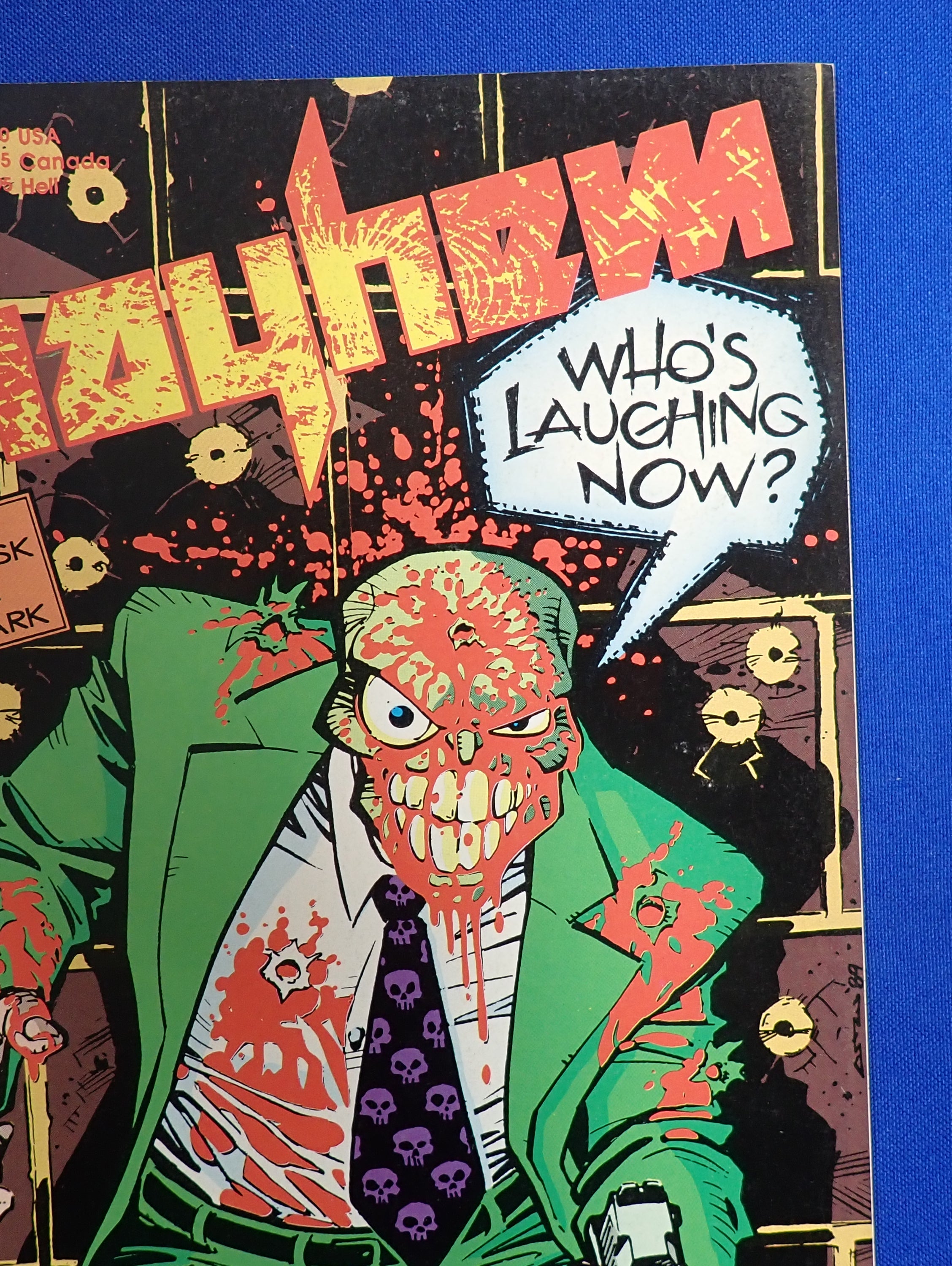 Mayhem #1 (1989) - VF+ (8.5) - 1st Mask!