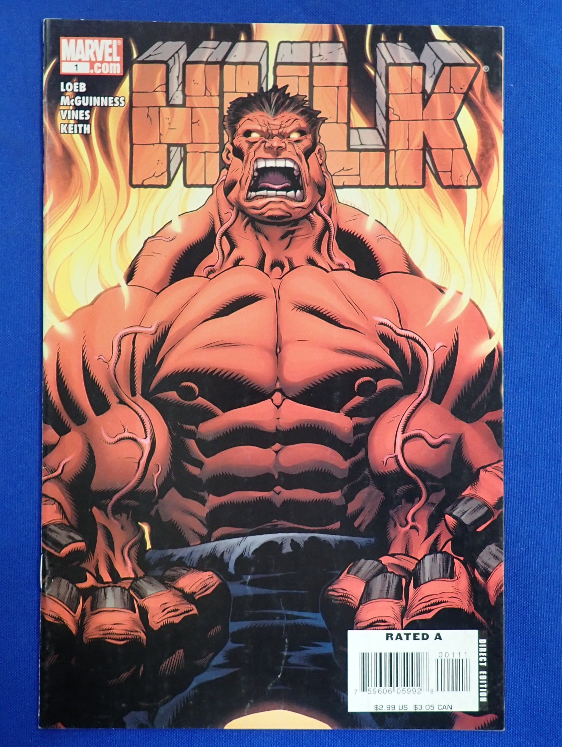 Hulk #1 (2008) - 1st Cover Red Hulk - 8.5-9.0