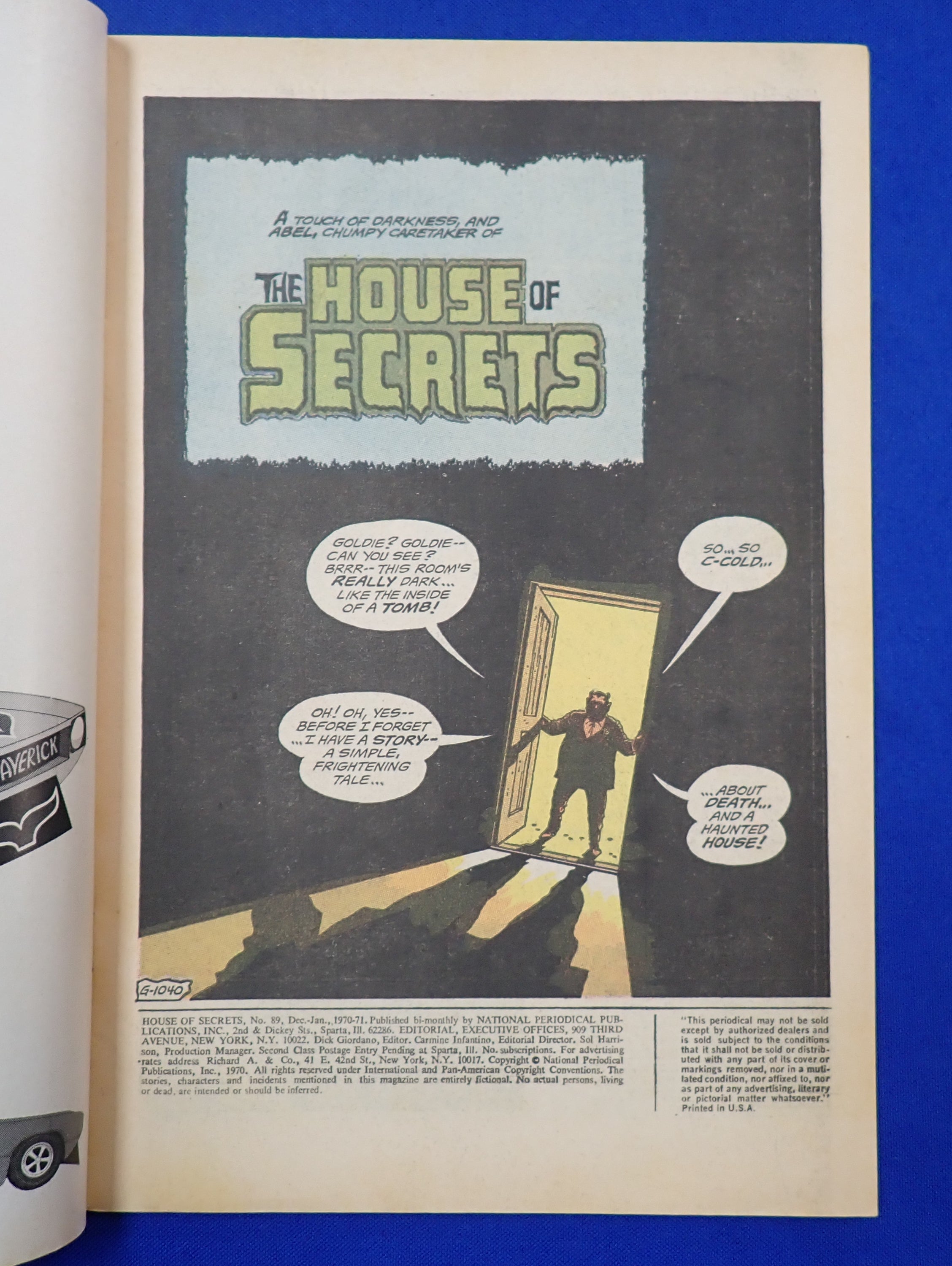 House of Secrets #89 (1970) - FN- (5.5)