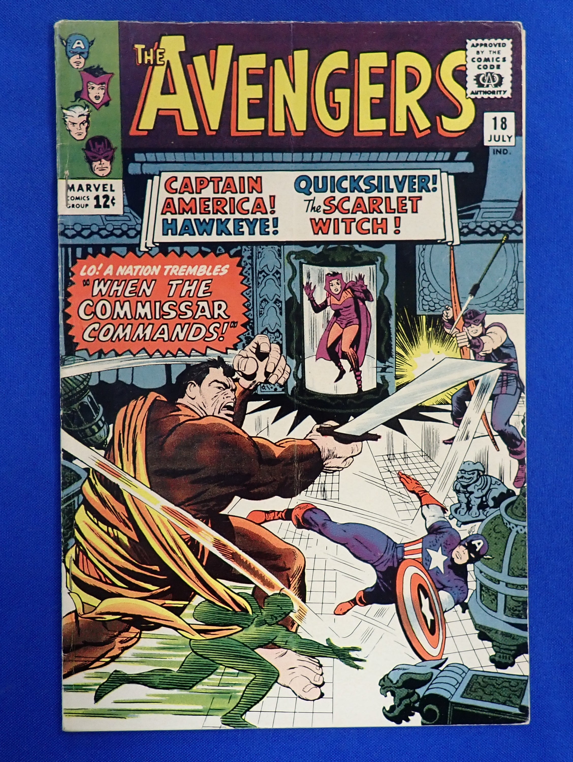 Avengers #18 (1965) - VG+(4.5)