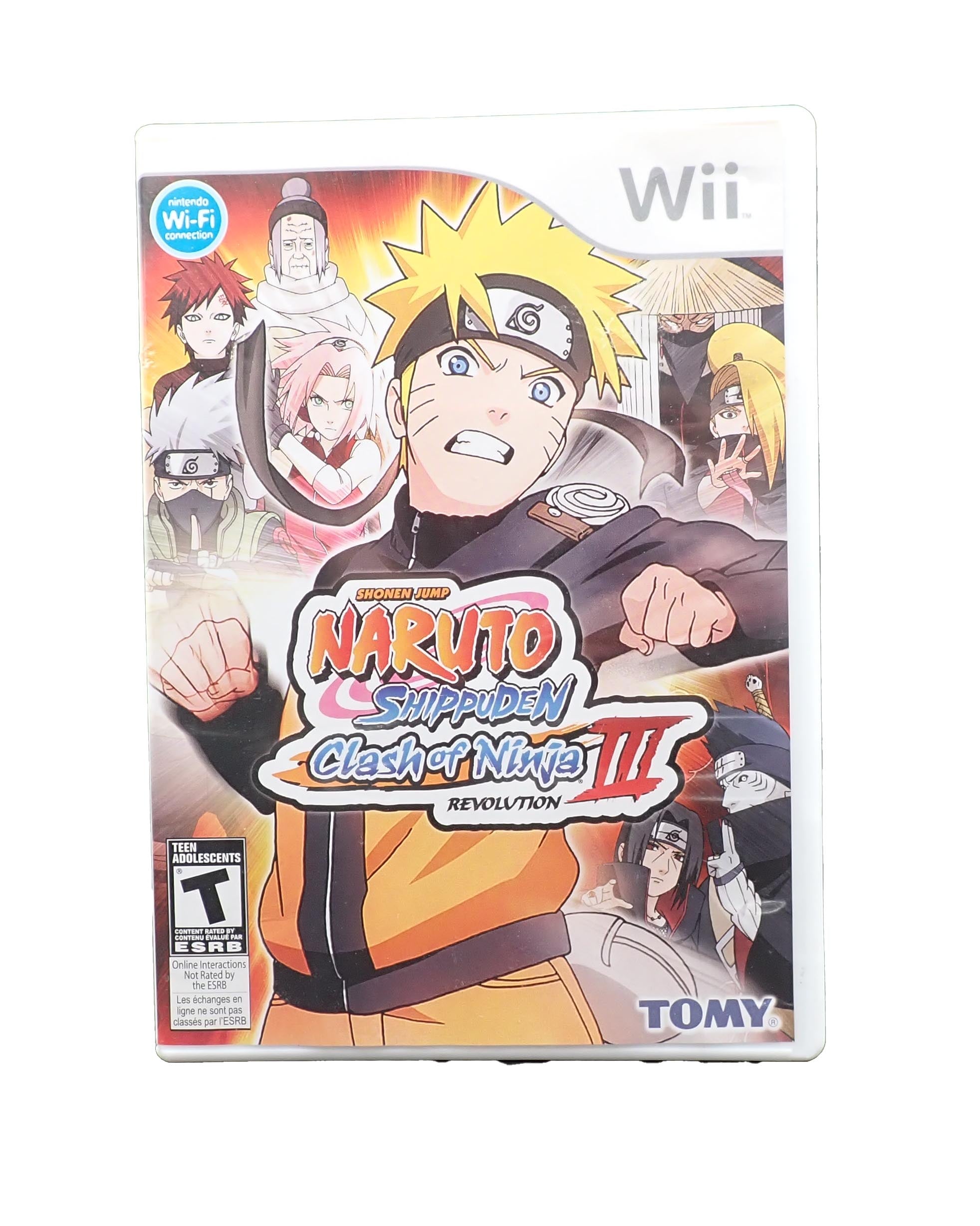 Naruto Shippuden Clash of Ninja 3 Revolution - Wii