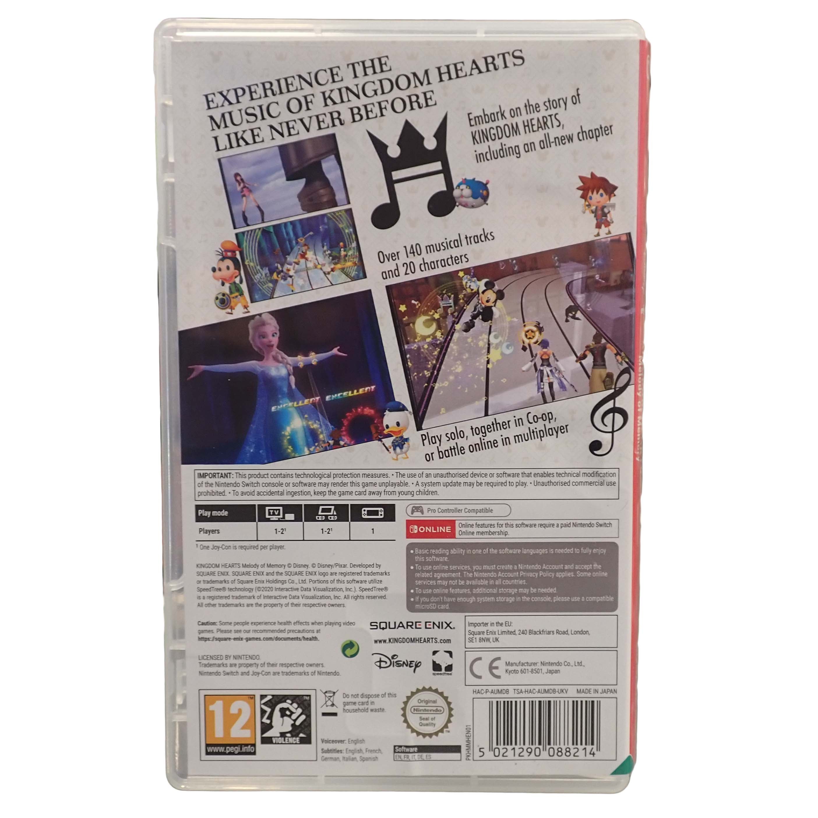 Kingdom Hearts: Melody of Memory - Switch