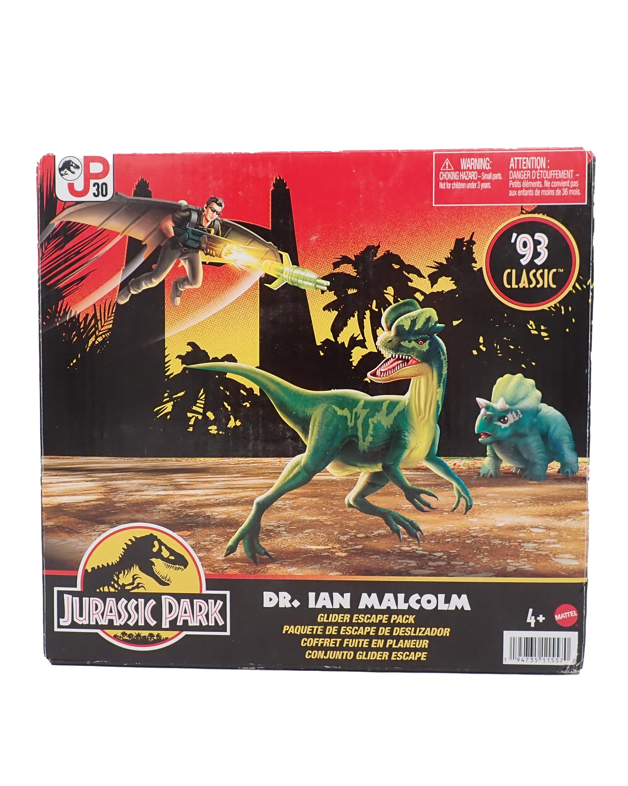 Jurassic Park Dr. Ian Malcolm Glider Escape Pack