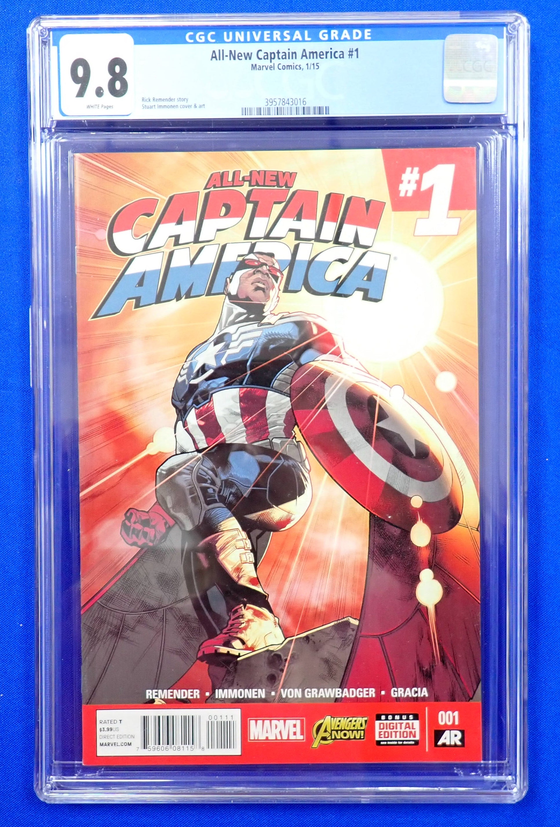 All-New Captain America #1 (2015) - CGC 9.8
