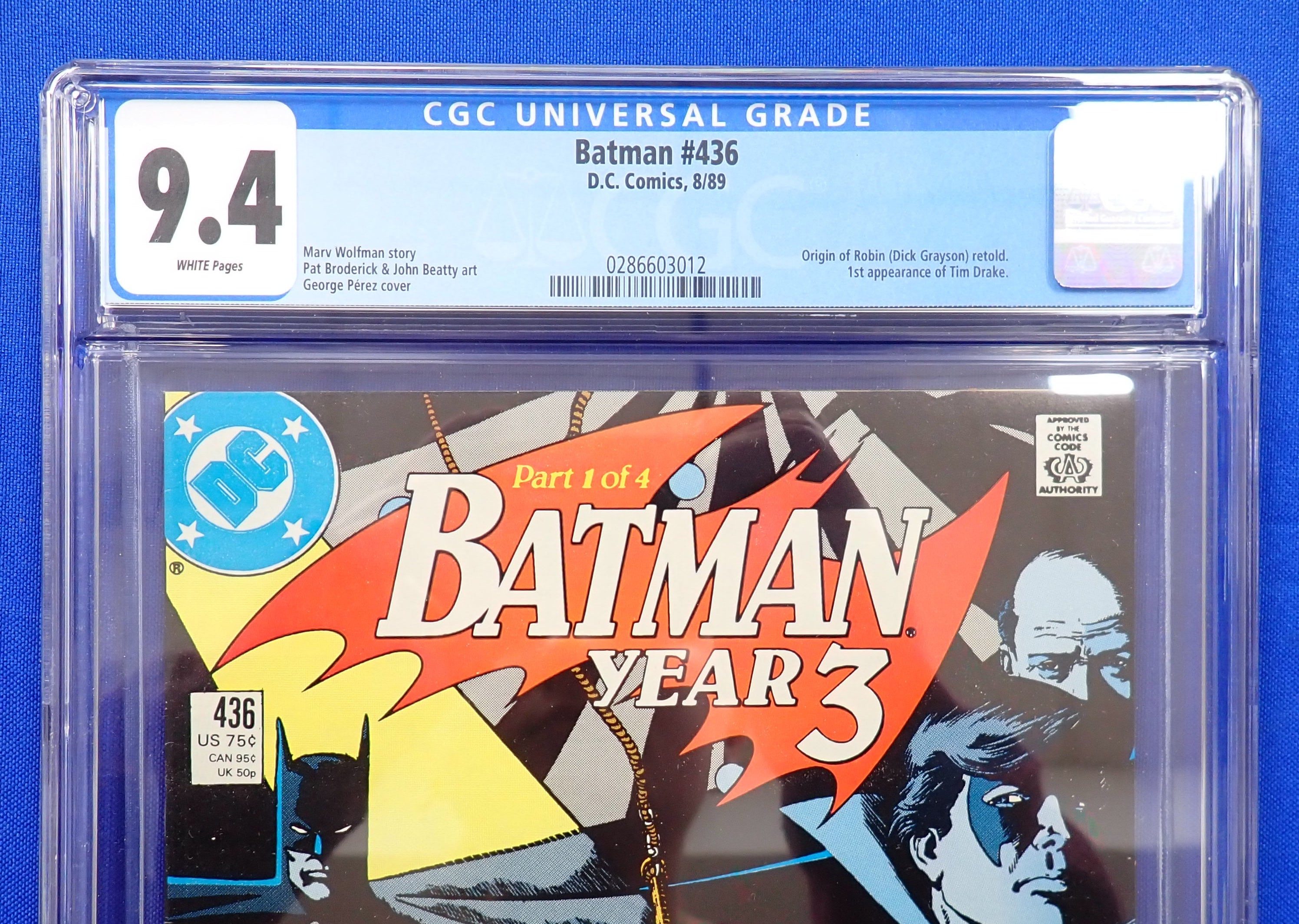 Batman #436 (1989) - CGC 9.4