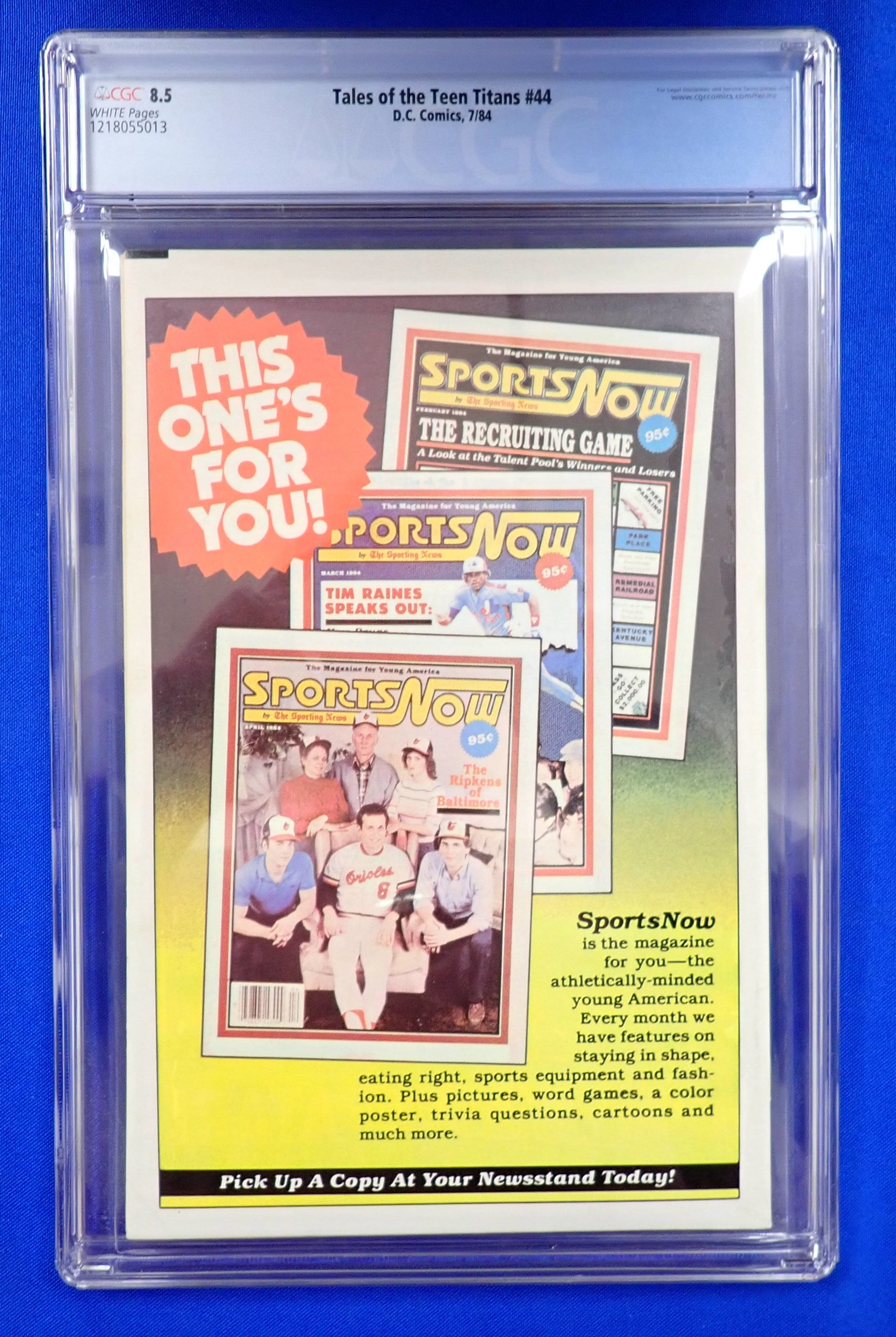 Tales of the Teen Titans #44 (1984) - CGC 8.5 - 1st Nightwing