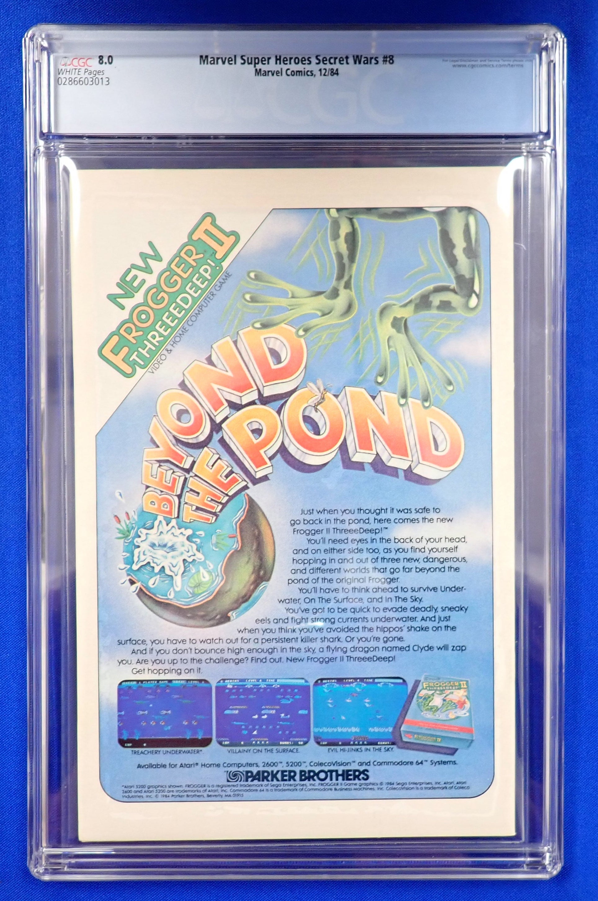 Marvel Super Heroes Secret Wars #8 (1984) - CGC 8.0 - Symbiote Origin