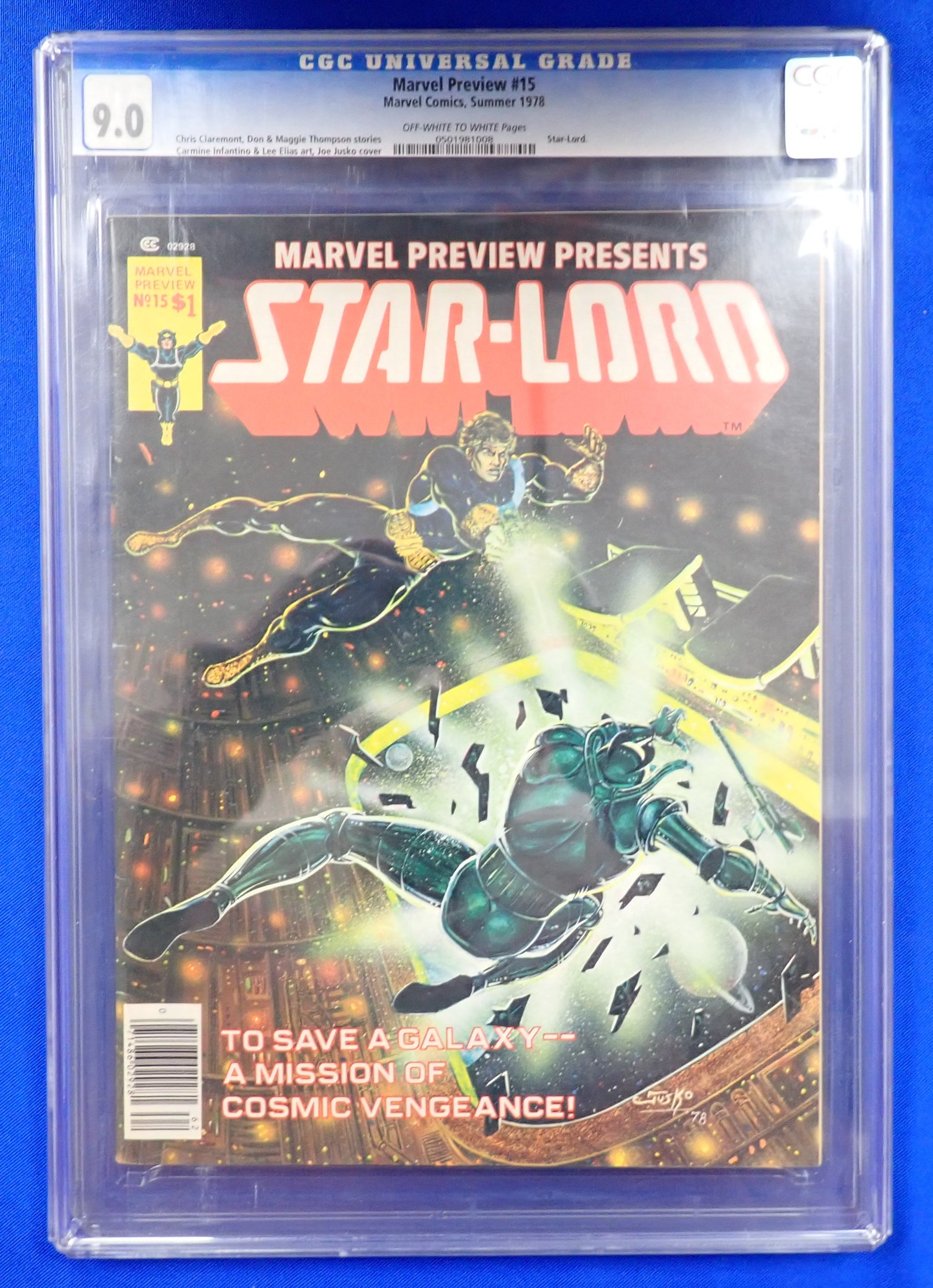 Marvel Preview #15 (1978) - CGC 9.0 - Star-Lord