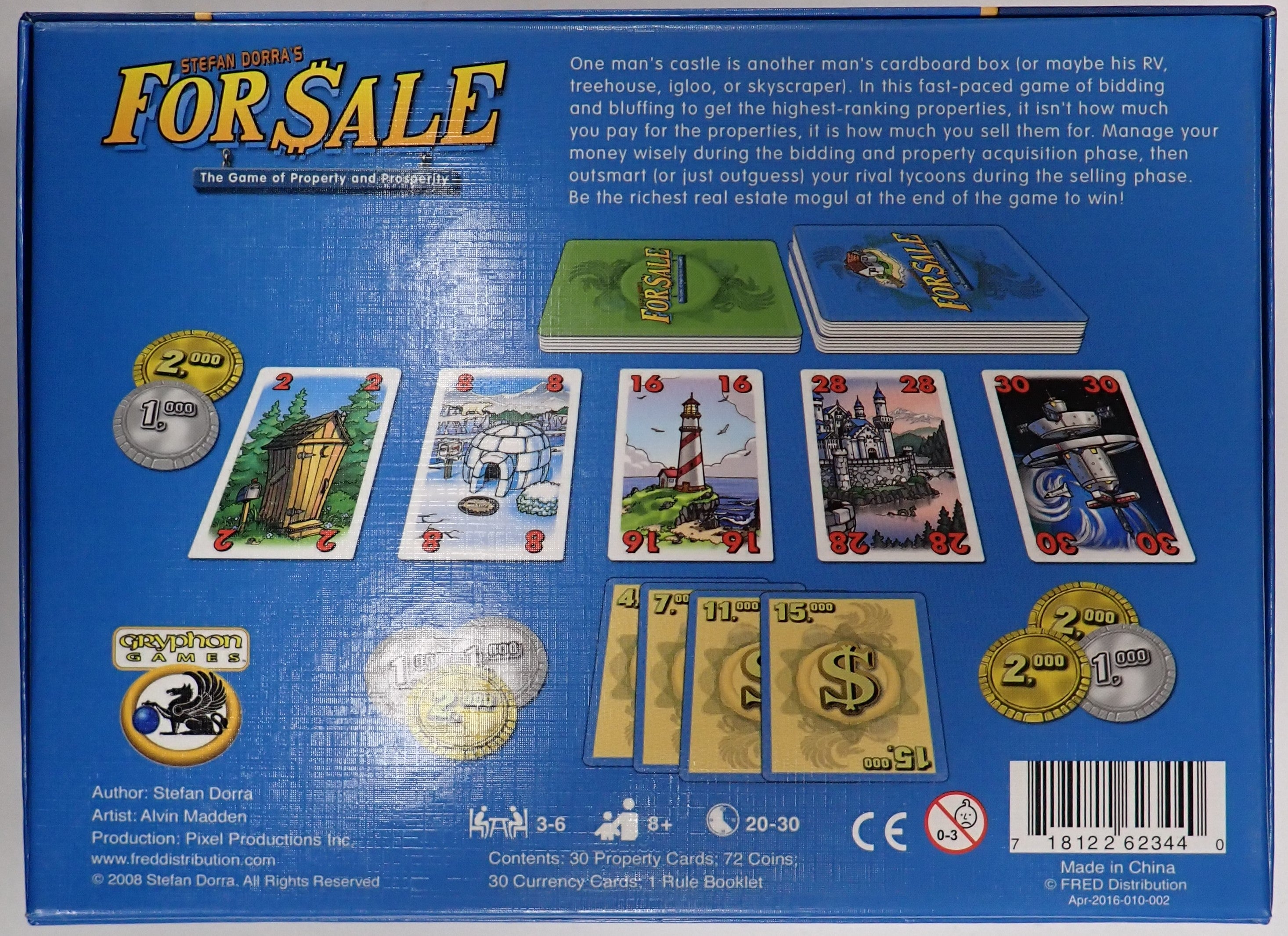 For Sale: The Game of Property and Prospertity (USED)