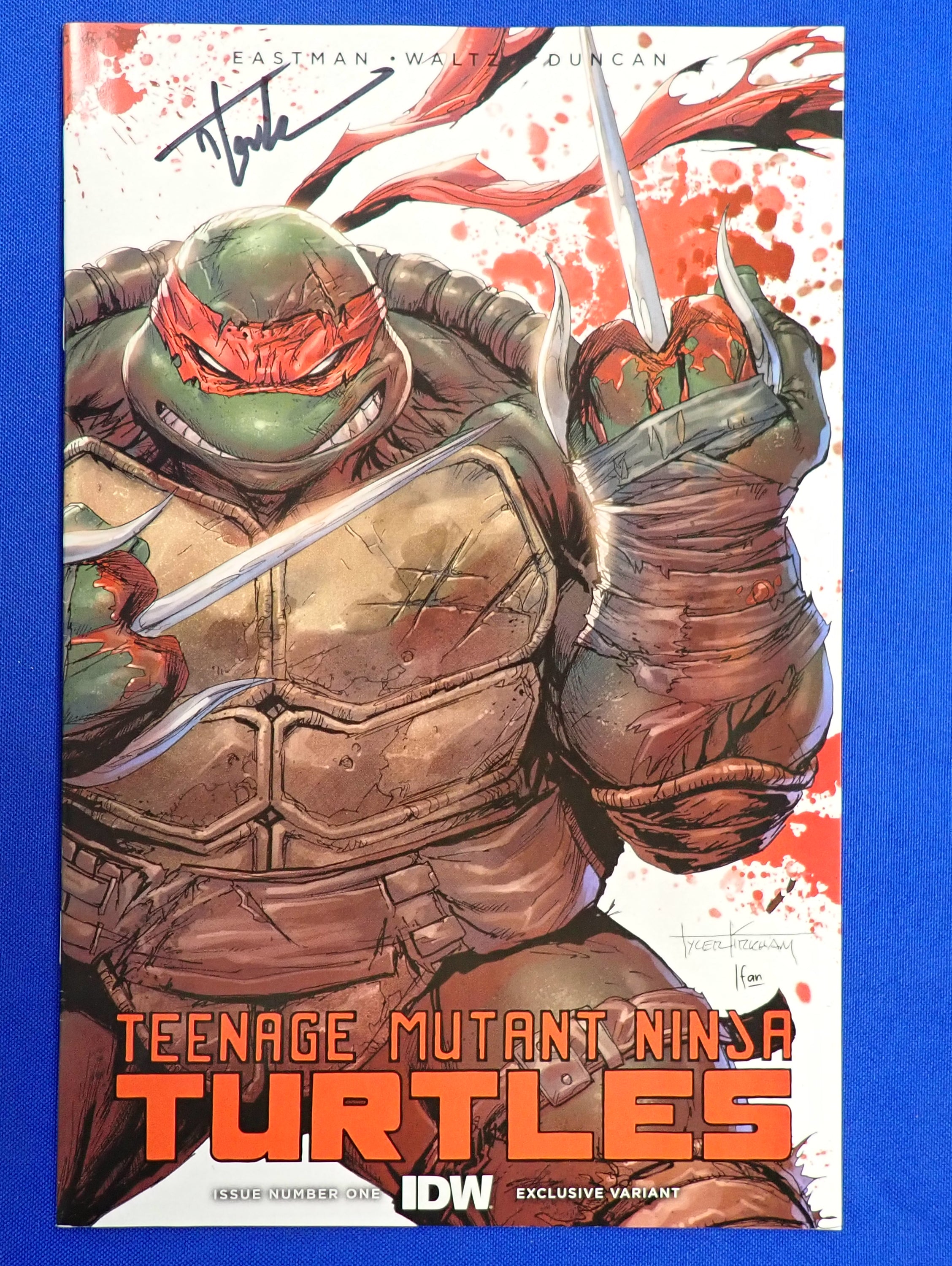 TMNT #1 (2024) Tyler Kirkham Exclusive Signed w/ COA - NM