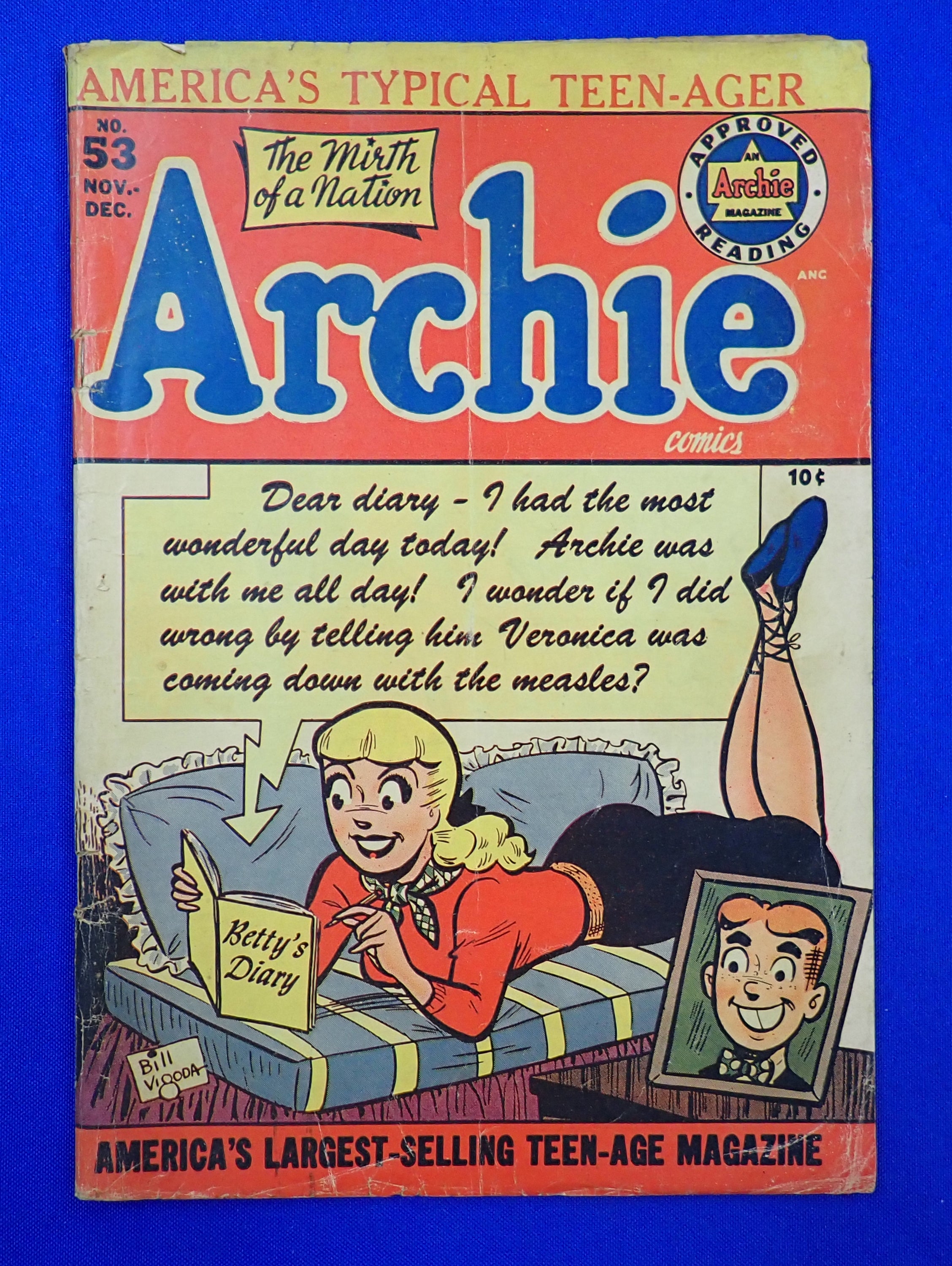 Archie #53 (1951) - VG- (3.5)