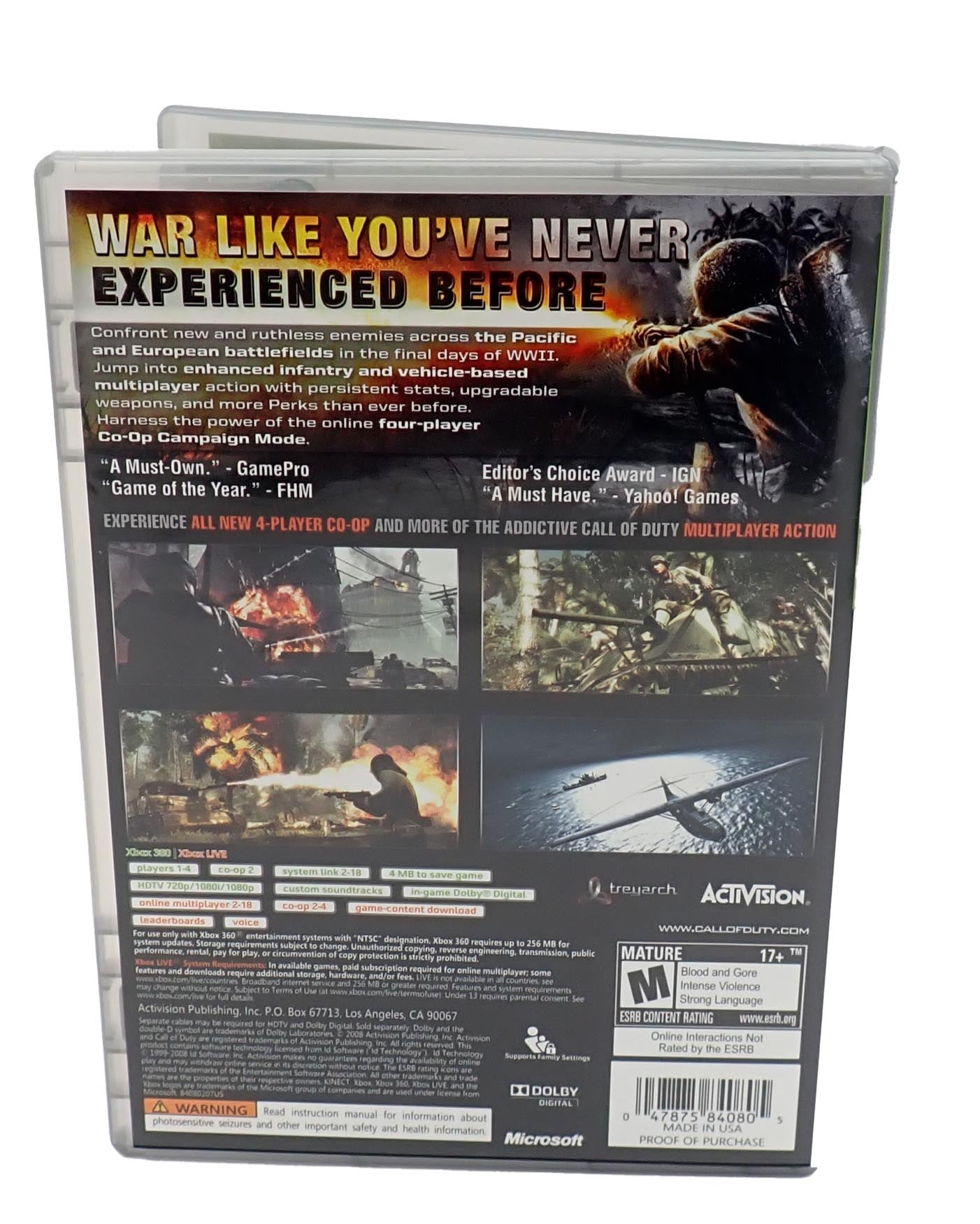 Call of Duty: World at War [Platinum Hits] - Xbox 360