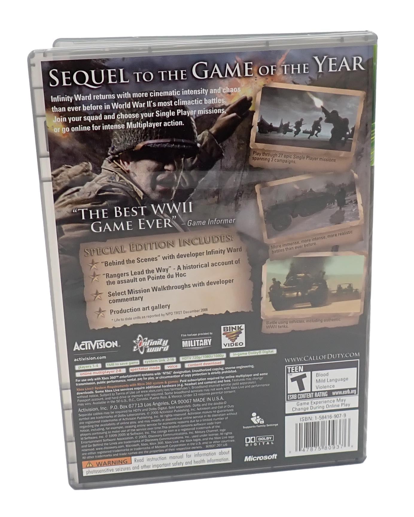 Call of Duty 2 Special Edition [Platinum Hits] - Xbox 360