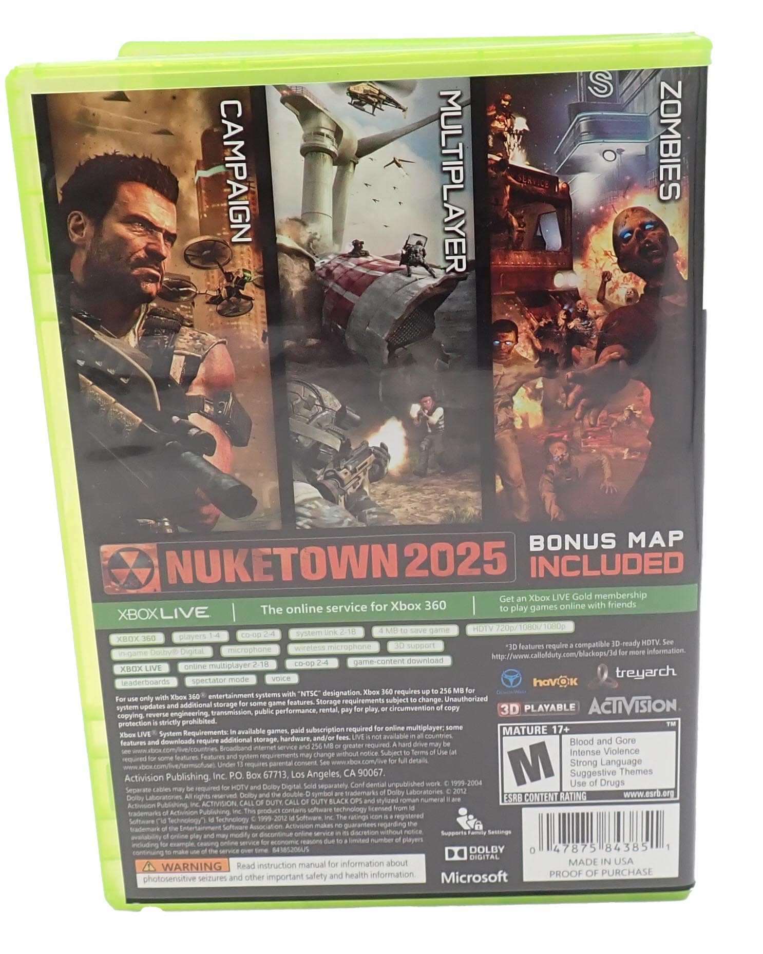 Call of Duty: Black Ops II - Xbox 360