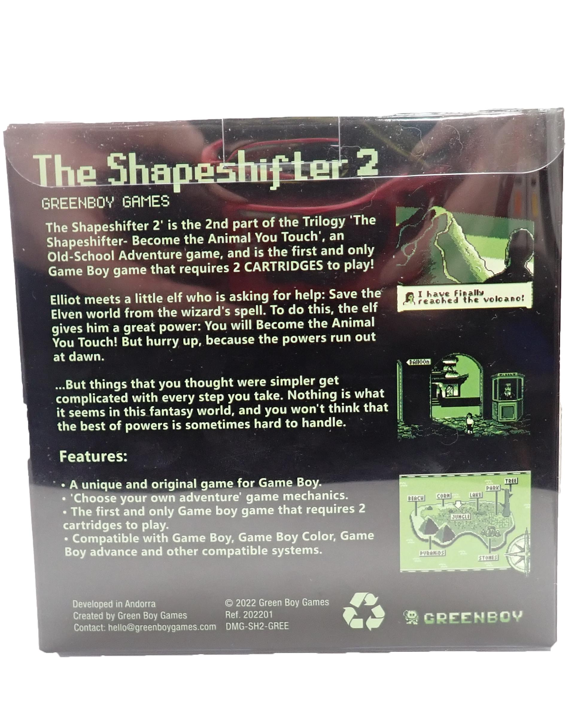 Greenboy The Shapeshifter 2 Standard Edition [Kickstarter Exclusive] - Game Boy