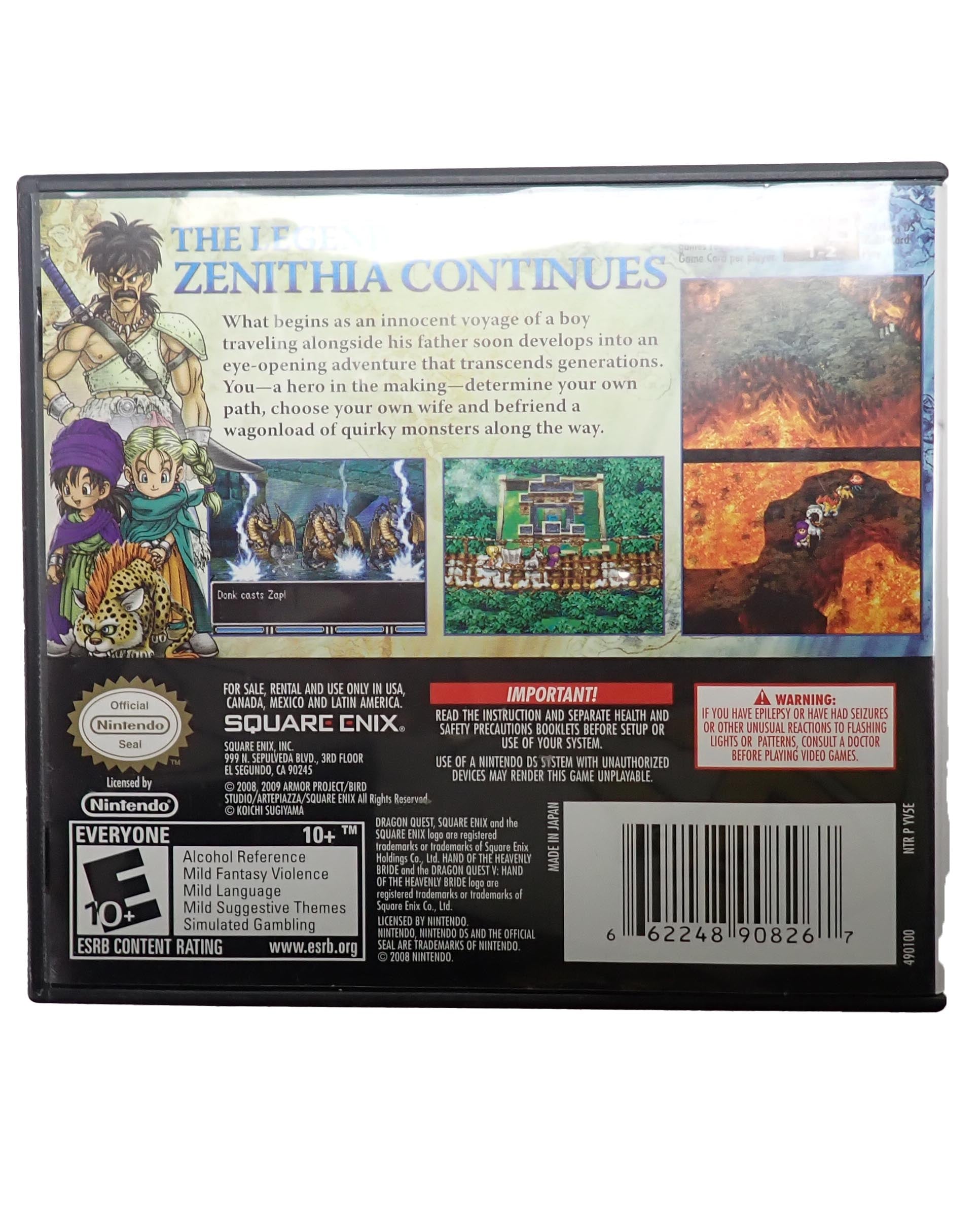 Dragon Quest V: Hand of the Heavenly Bride - DS