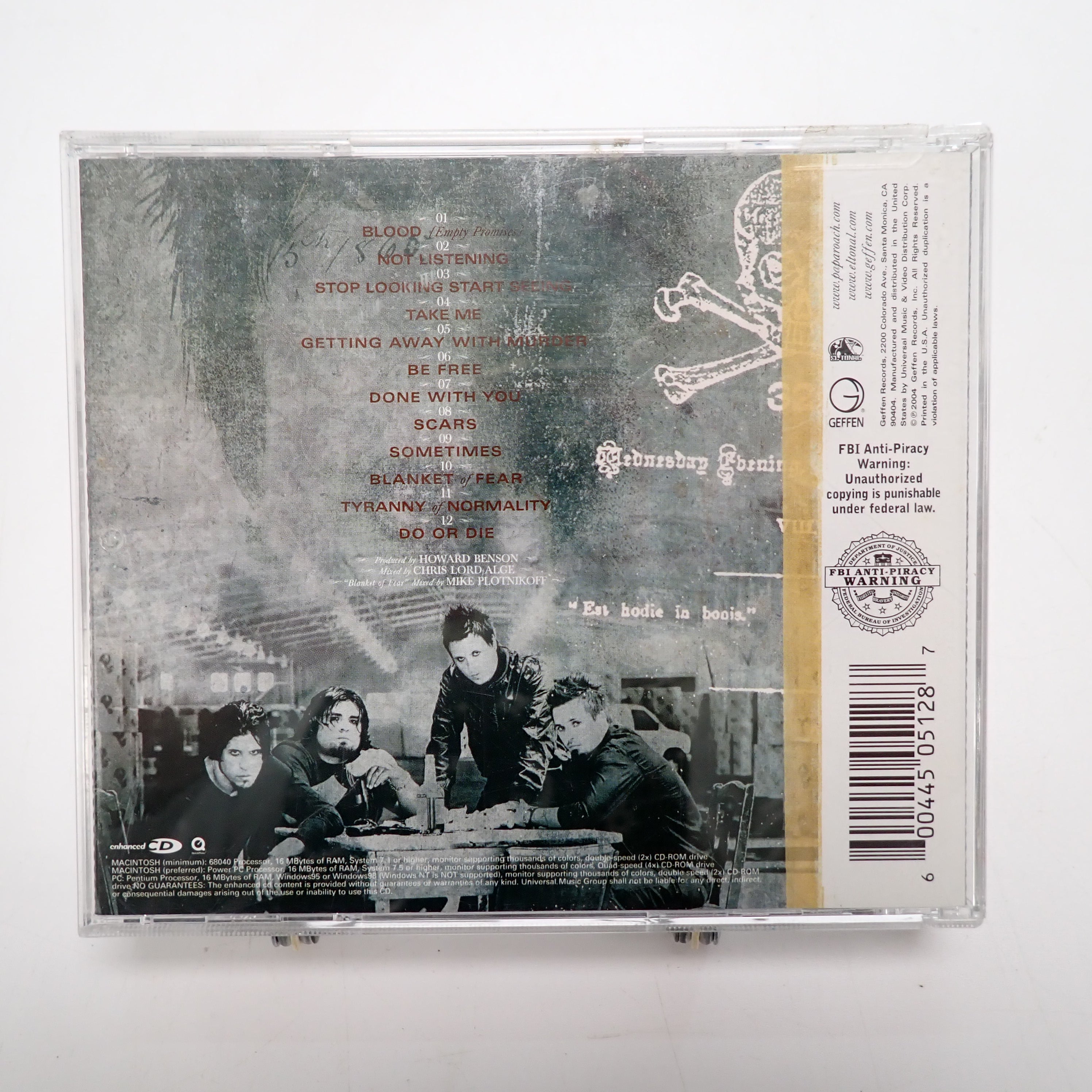 Papa Roach - Getting Away with Murder - CD