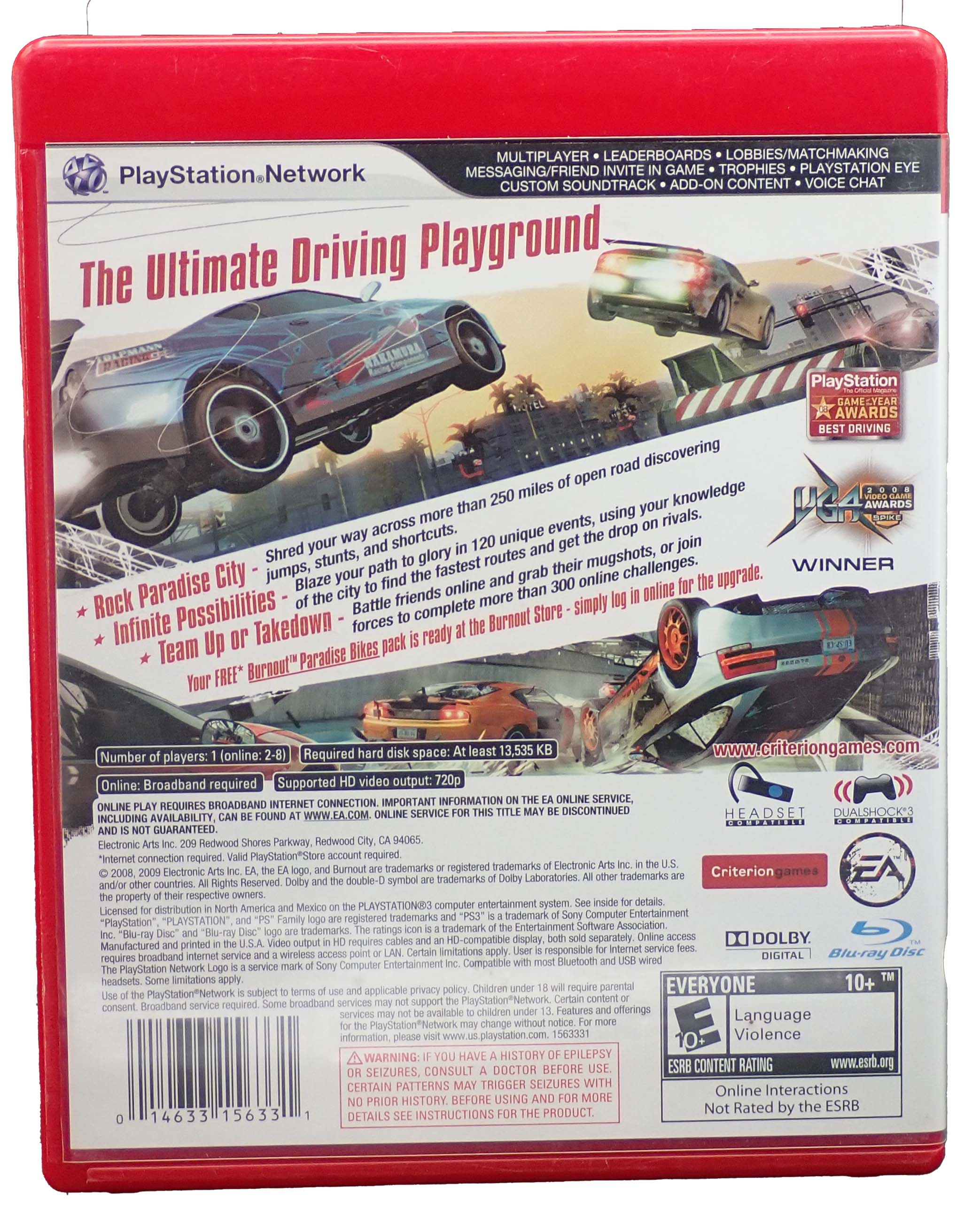 Burnout Paradise [Greatest Hits] - PS3