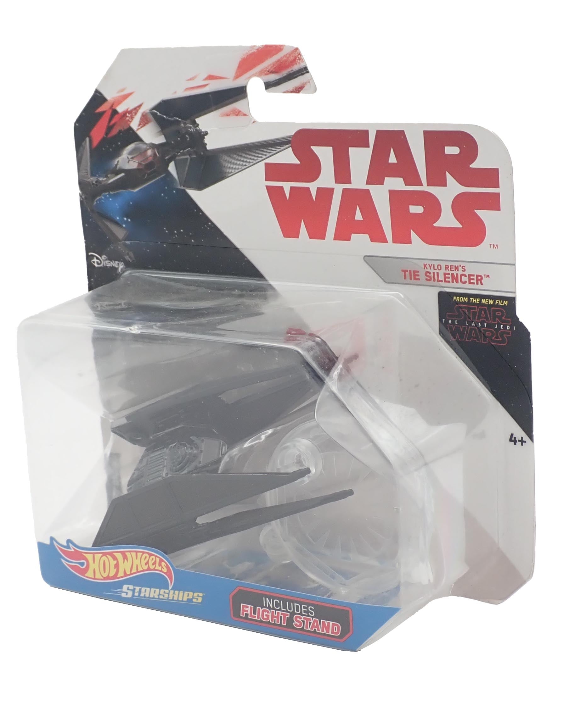 Kylo Ren's Tie Silencer - Hot Wheels Starships