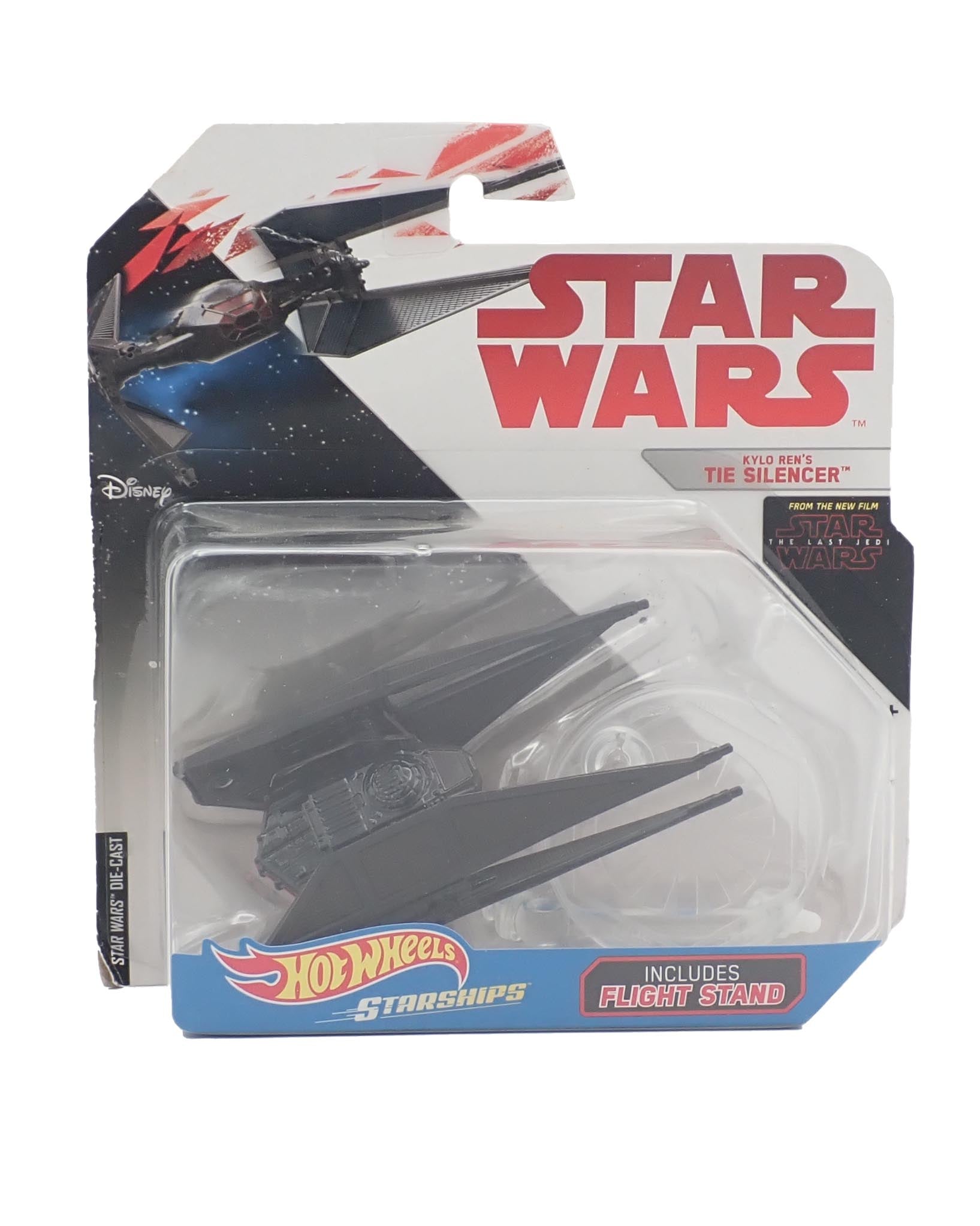 Kylo Ren's Tie Silencer - Hot Wheels Starships
