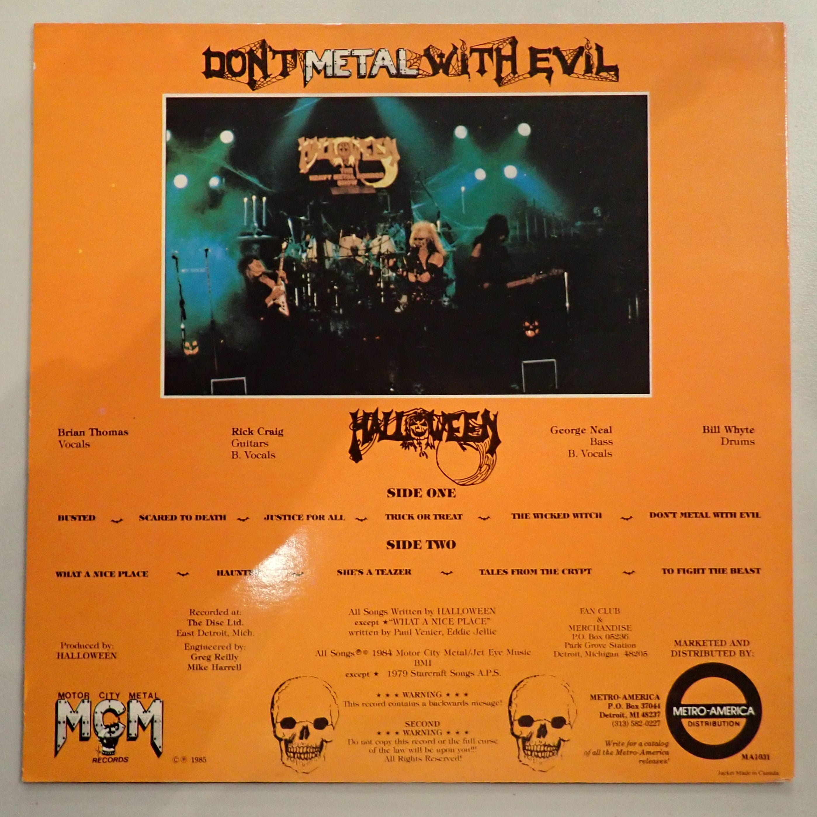 Halloween - Don't Metal With Evil