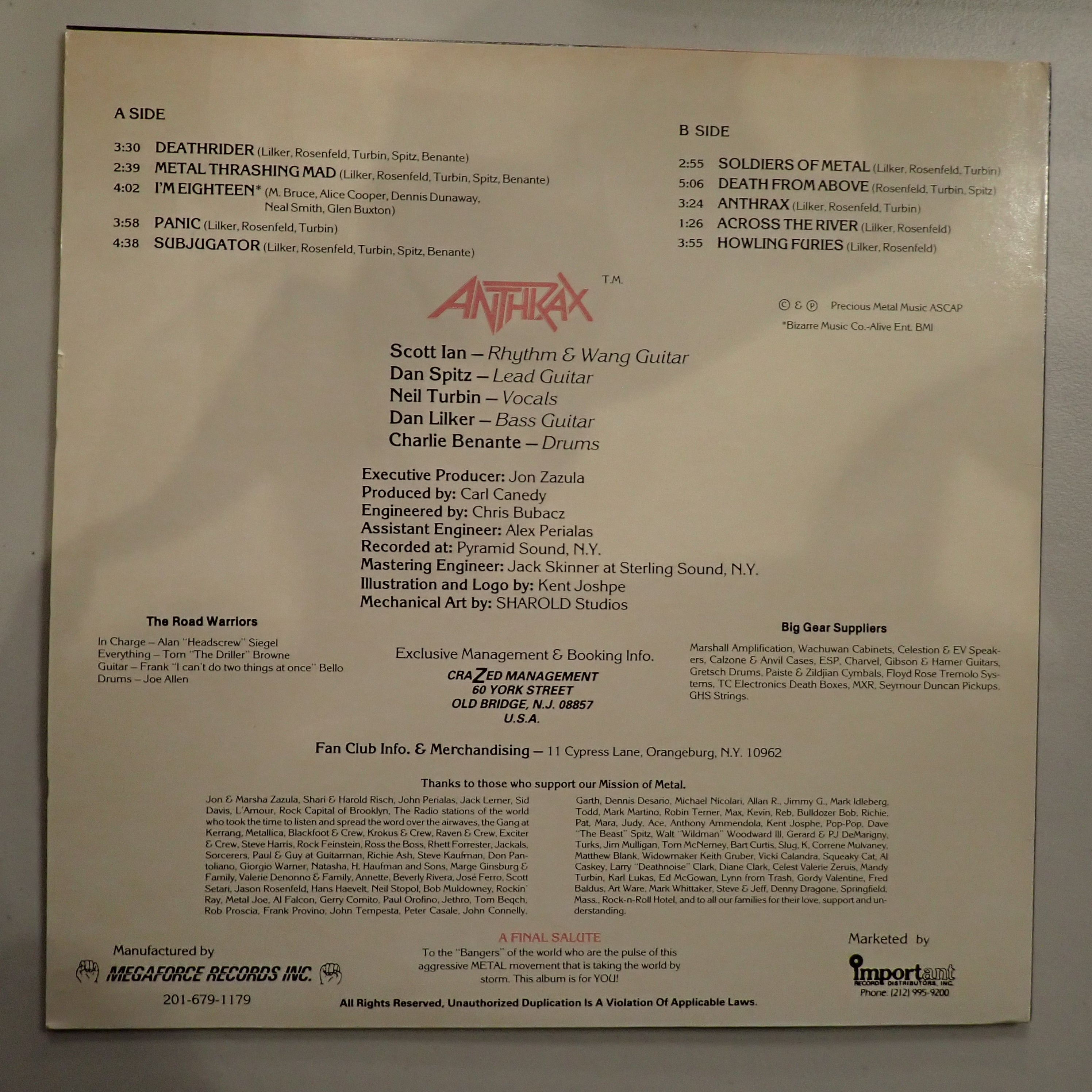 Anthrax - Fistful of Metal
