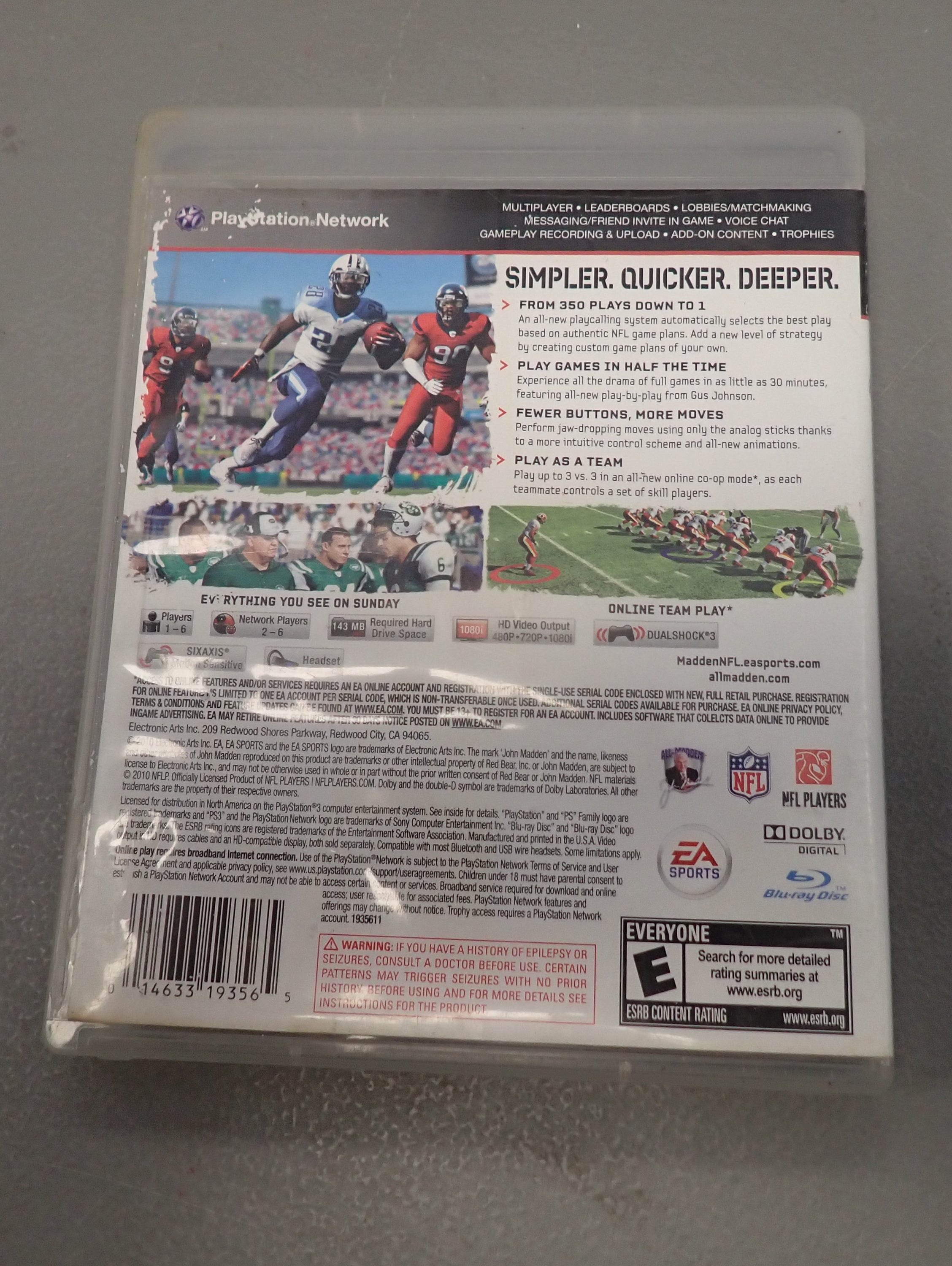 Madden 11 - PS3