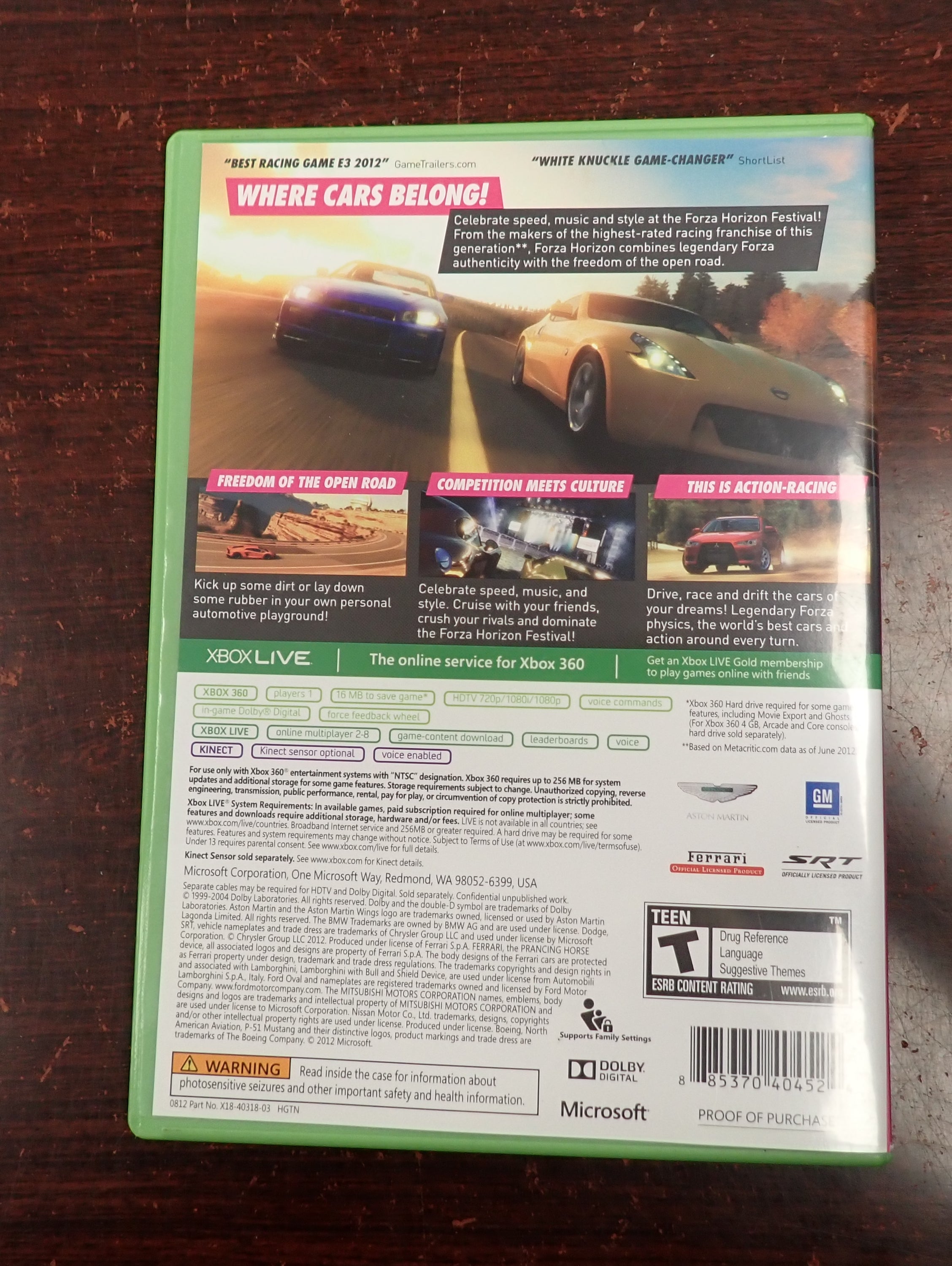 Forza Horizon - Xbox 360