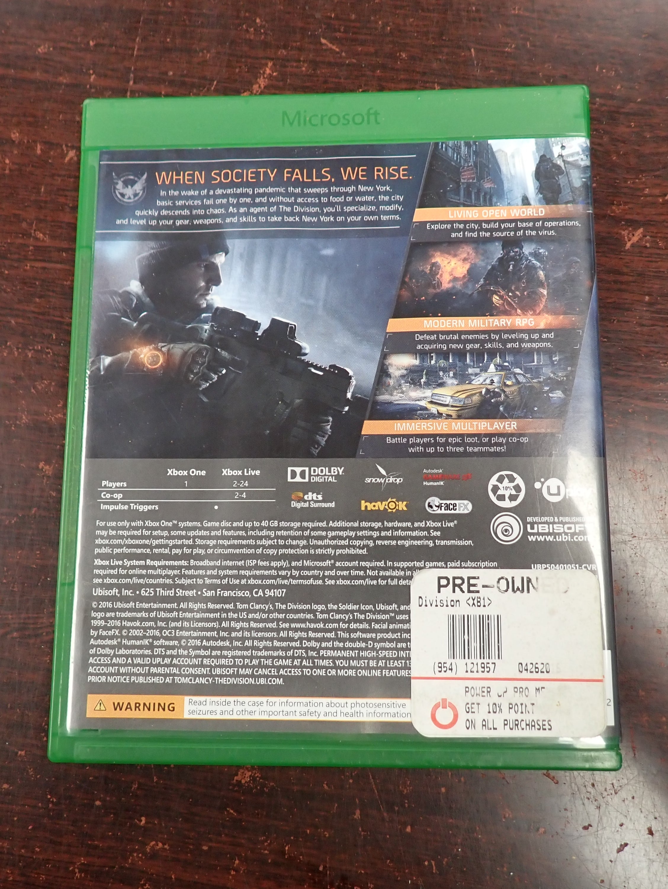 The Division - Xbox One