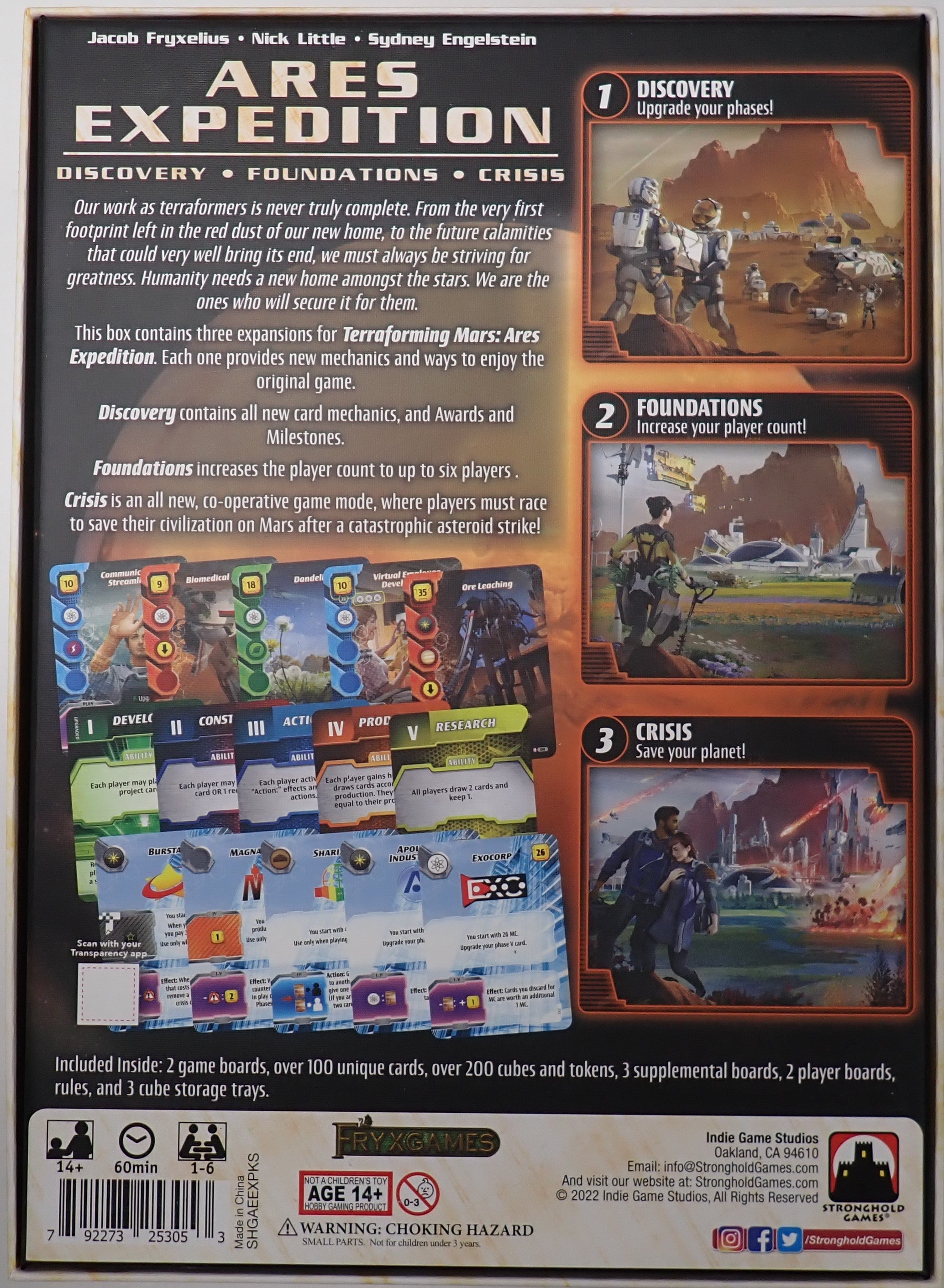Terraforming Mars Ares Expedition: Discovery, Foundations, Crisis (USED)