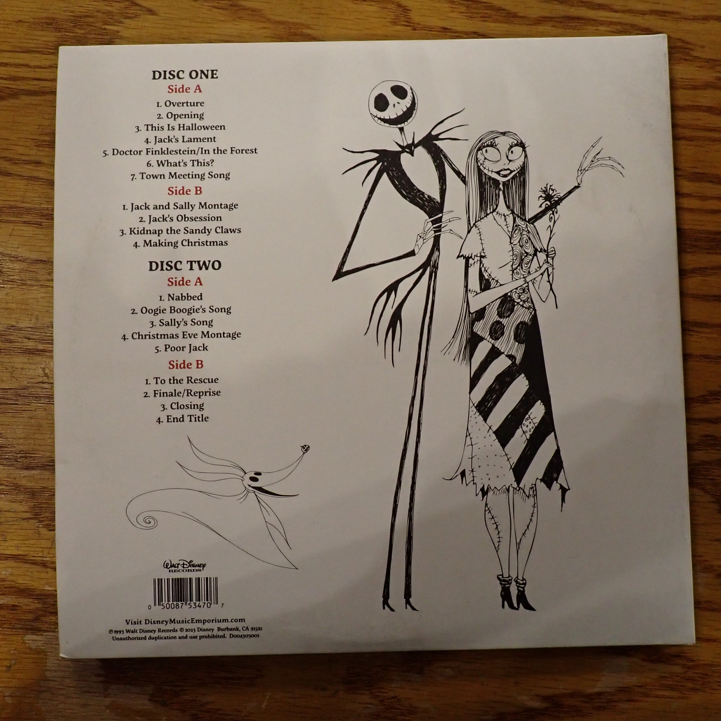 Tim Burton's The Nightmare Before Christmas (Original Motion Picture Soundtrack)