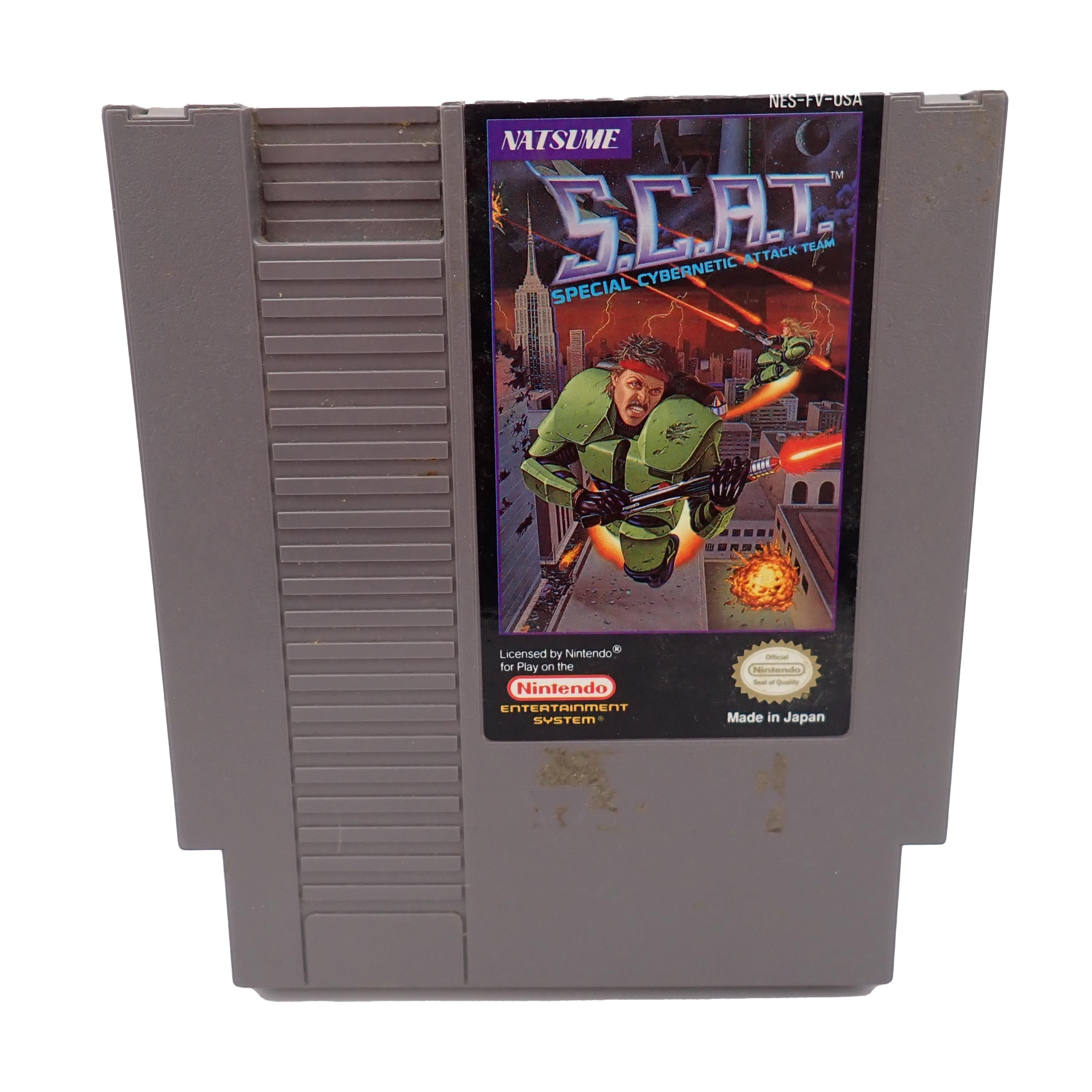 S.C.A.T. Special Cybernetic Attack Team - NES [Loose]