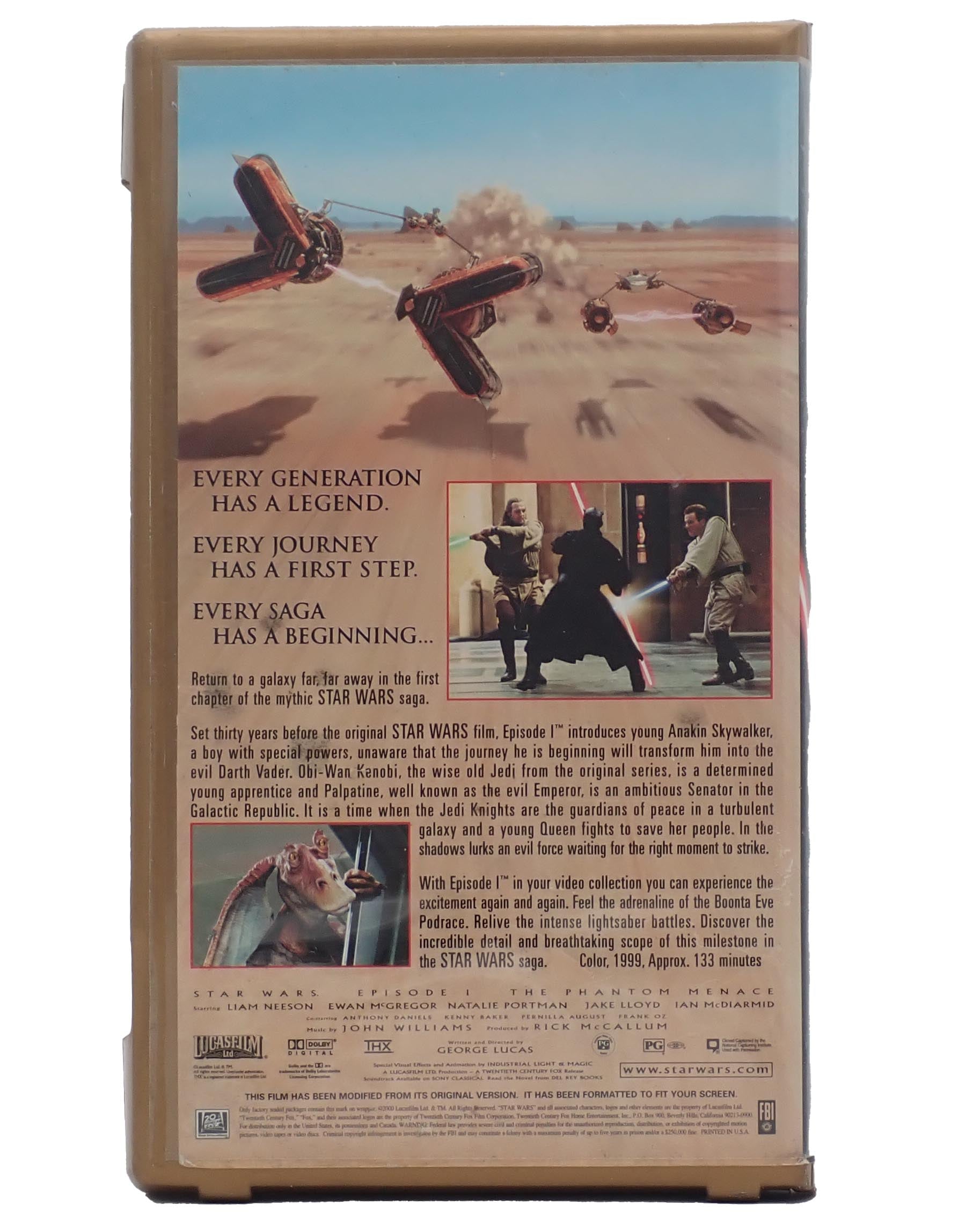 Star Wars Episode I Phantom Menace - VHS