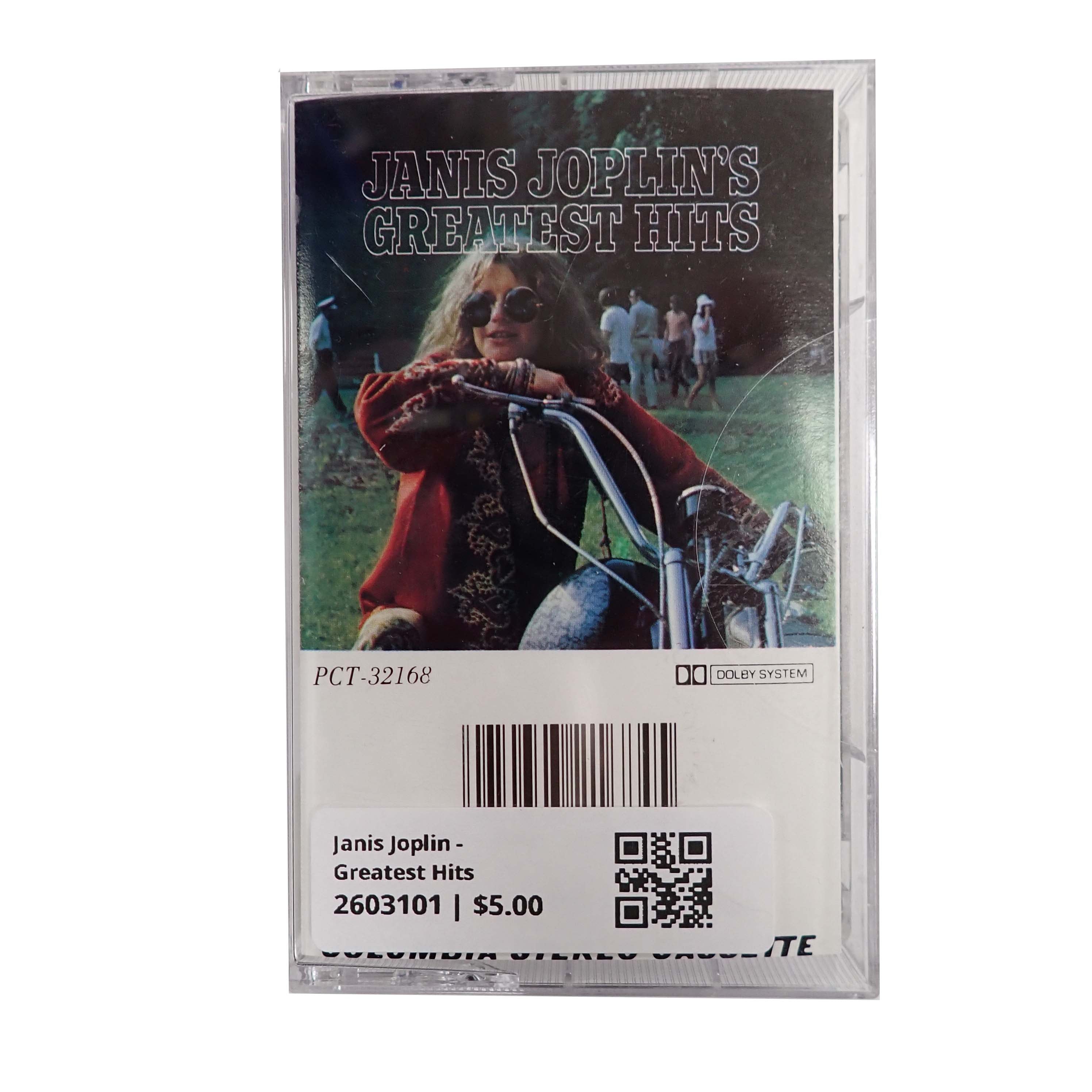 Janis Joplin - Greatest Hits - Cassette Tape