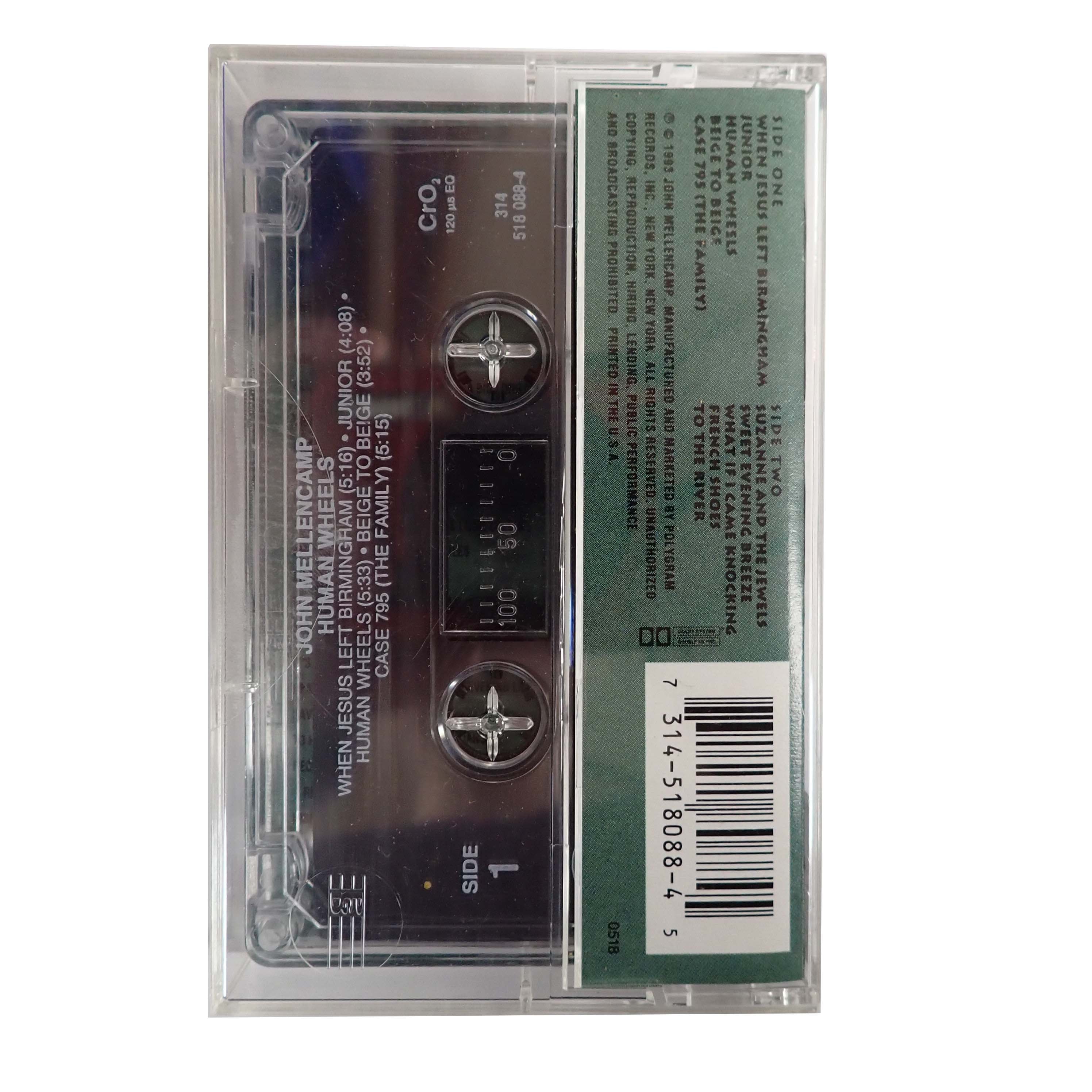 John Cougar Mellencamp - Human Wheels - Cassette Tape